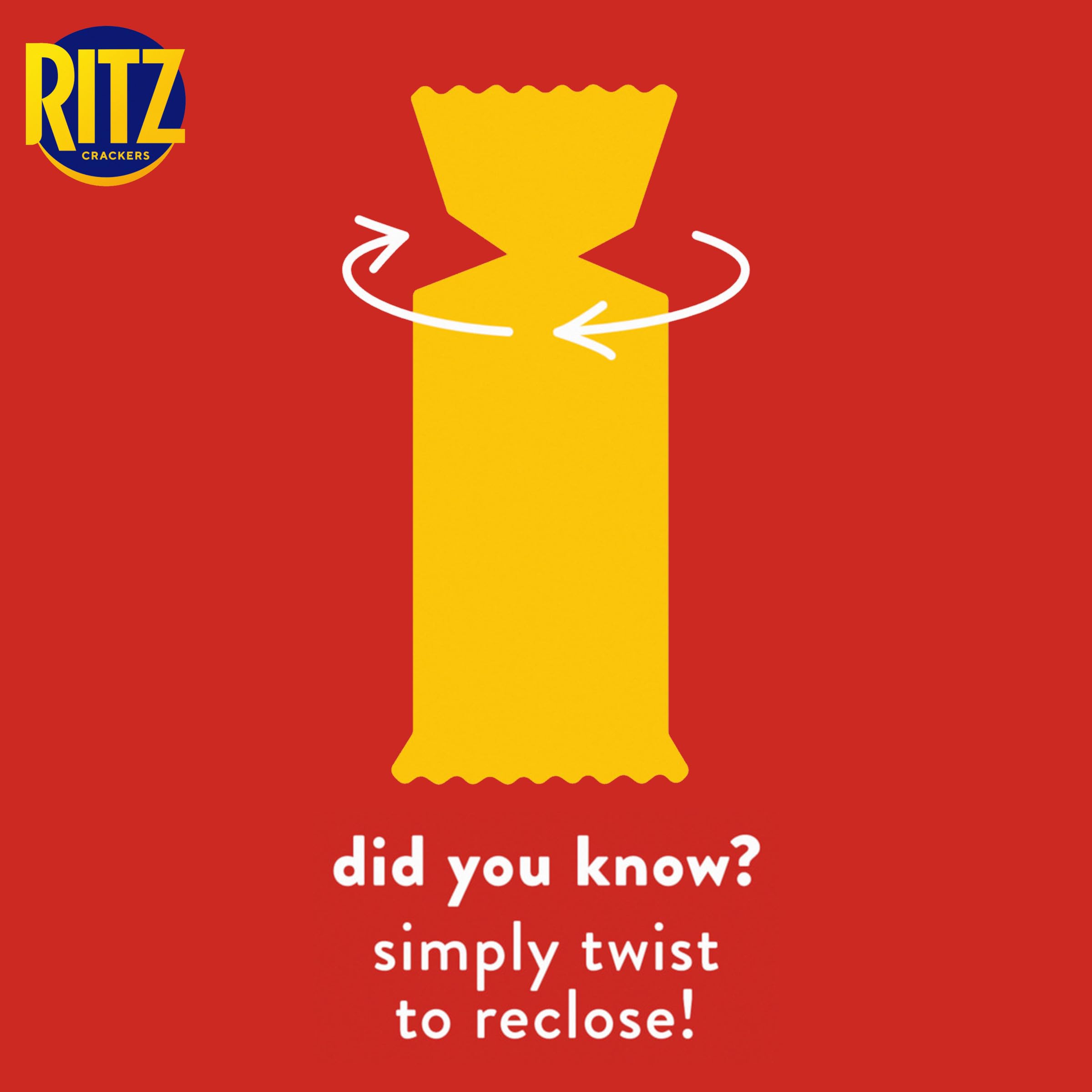 RITZ Original Crackers - Delicious Snacks for Kids & Adults - Perfect for Lunch Boxes, Parties & On-the-Go - 13.7 oz Pack - Crunchy Buttery Flavor for Snacking Anytime