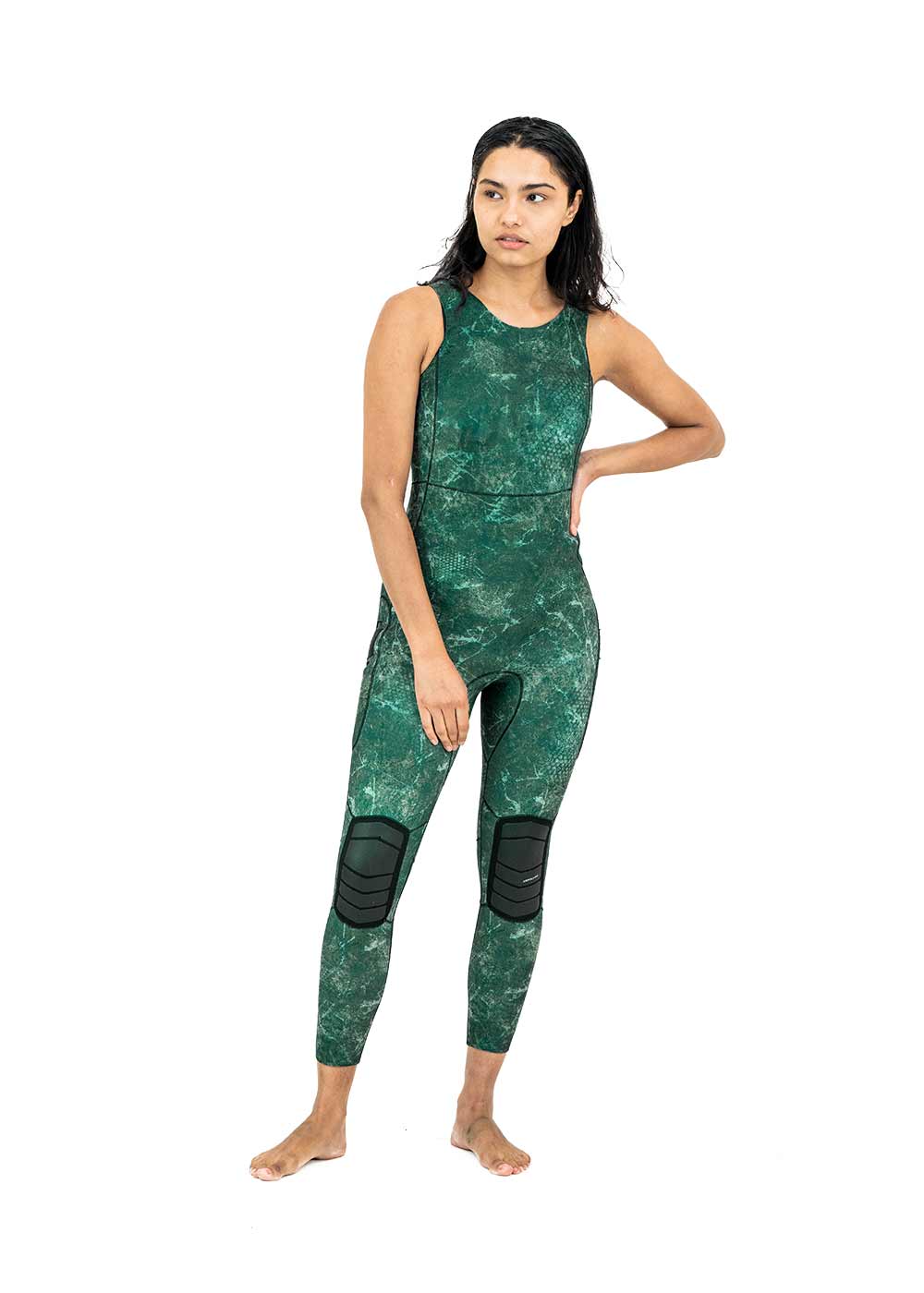 Adreno Women's 3.5mm Two-Piece Wetsuit for Scuba Diving, Snorkeling & Surfing - Abrolhos Thermal Swimsuit for Cold Water Activities