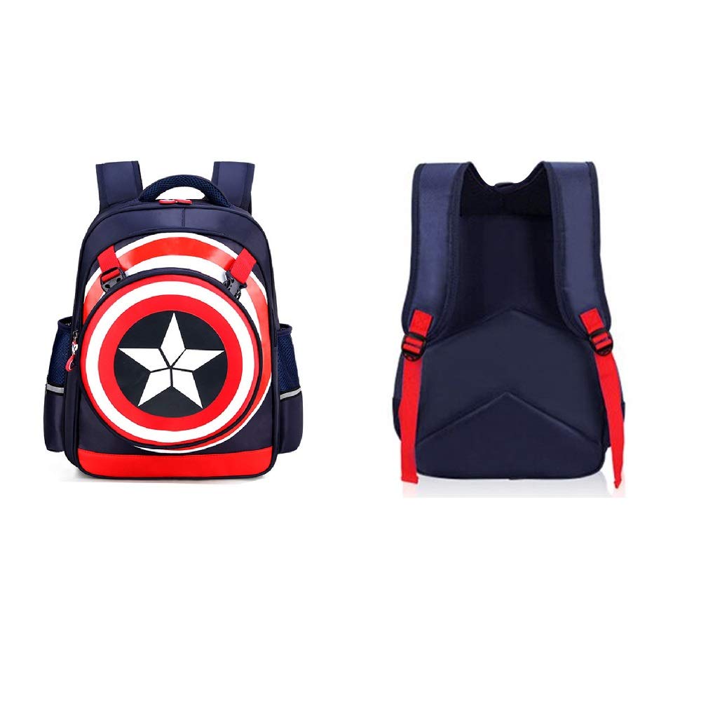 Durable Navy Blue Small School Backpack for Kids & Teens - Lightweight, Water-Resistant, Comfortable for Daily Use, Travel & Outdoor Activities