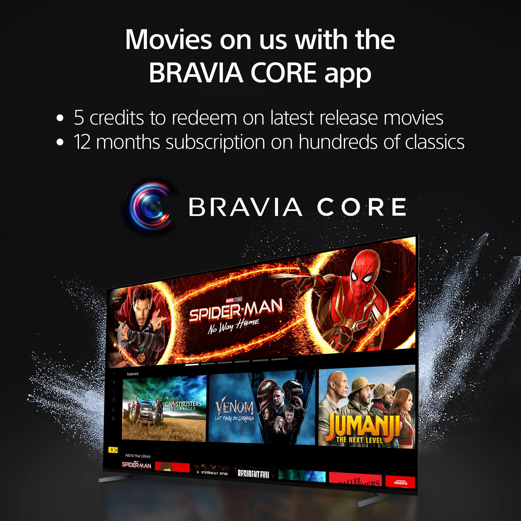 Sony 65 Inch OLED 4K Ultra HD Smart Google TV - BRAVIA A75L Series with Dolby Vision HDR, Perfect for PlayStation®5 Gaming & Home Theater (XR65A75L) - Ideal for Living Rooms, Gaming Setups & Movie Nights
