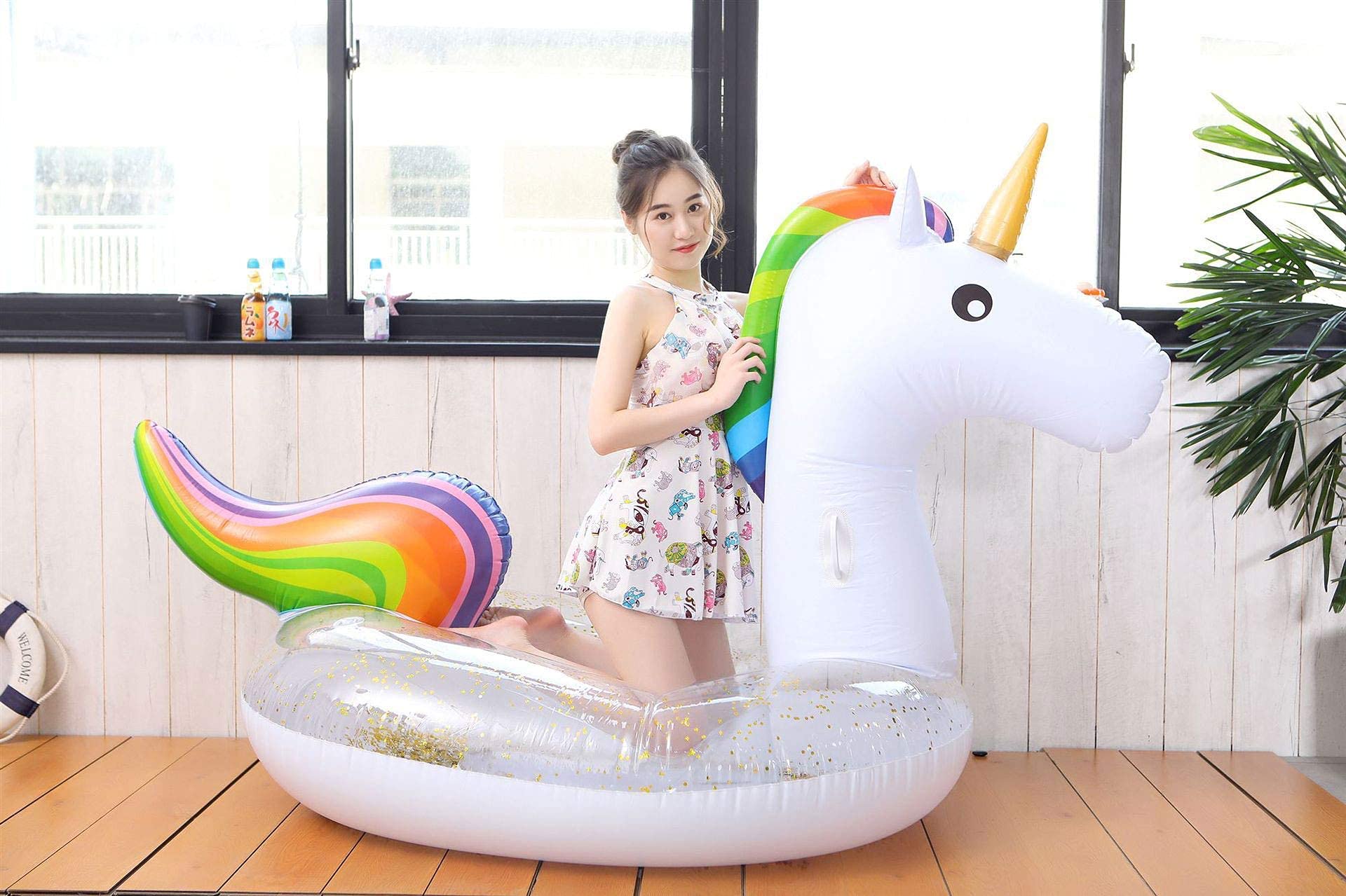 **Heavy Duty Inflatable Pool Floats for Adults & Kids - River Floats, Beach Toys, Outdoor Party Supplies - Perfect for Swimming Pools, Lakes, and Summer Parties**