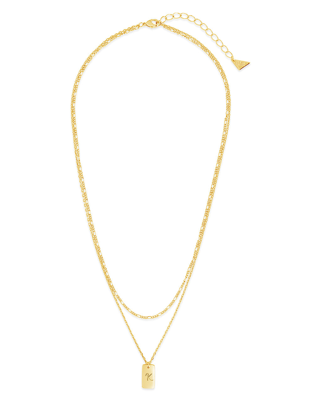 Layered Chain Necklace for Women - Initial Pendant Necklace, Dainty Gold & Silver Jewelry Gift for Her - Perfect for Everyday Wear, Date Night & Special Occasions