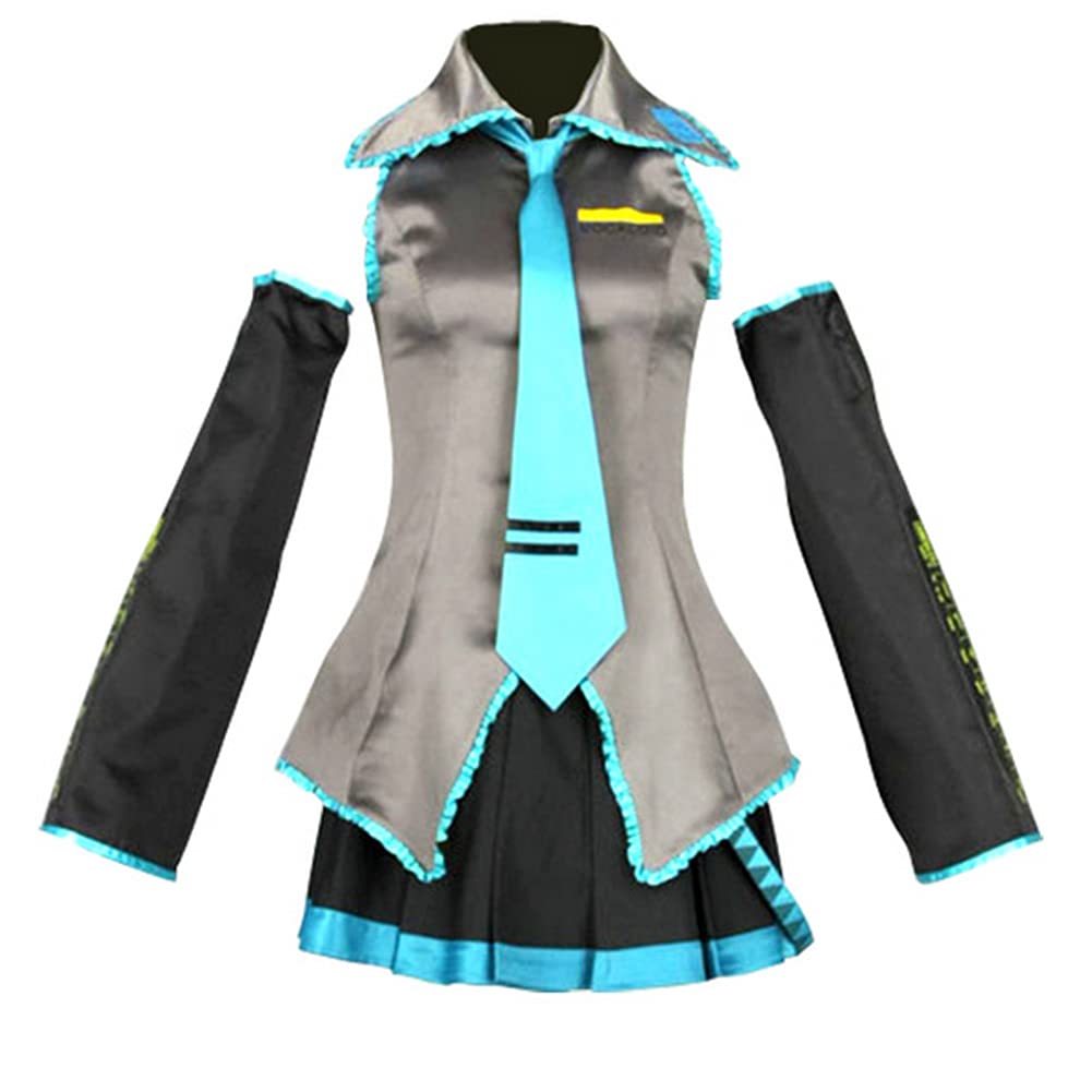 TTIK Anime Cosplay Costume for Women - Grey Formula Outfit Set with Top & Skirt | Perfect for Halloween Parties, Stage Performances & Anime Conventions