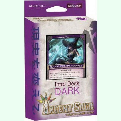 Argent Saga TCG 2019 Dark Intro Deck - Trading Card Game Starter Set for Collectors & Players | Perfect for Competitive Play & Strategy Gaming Nights