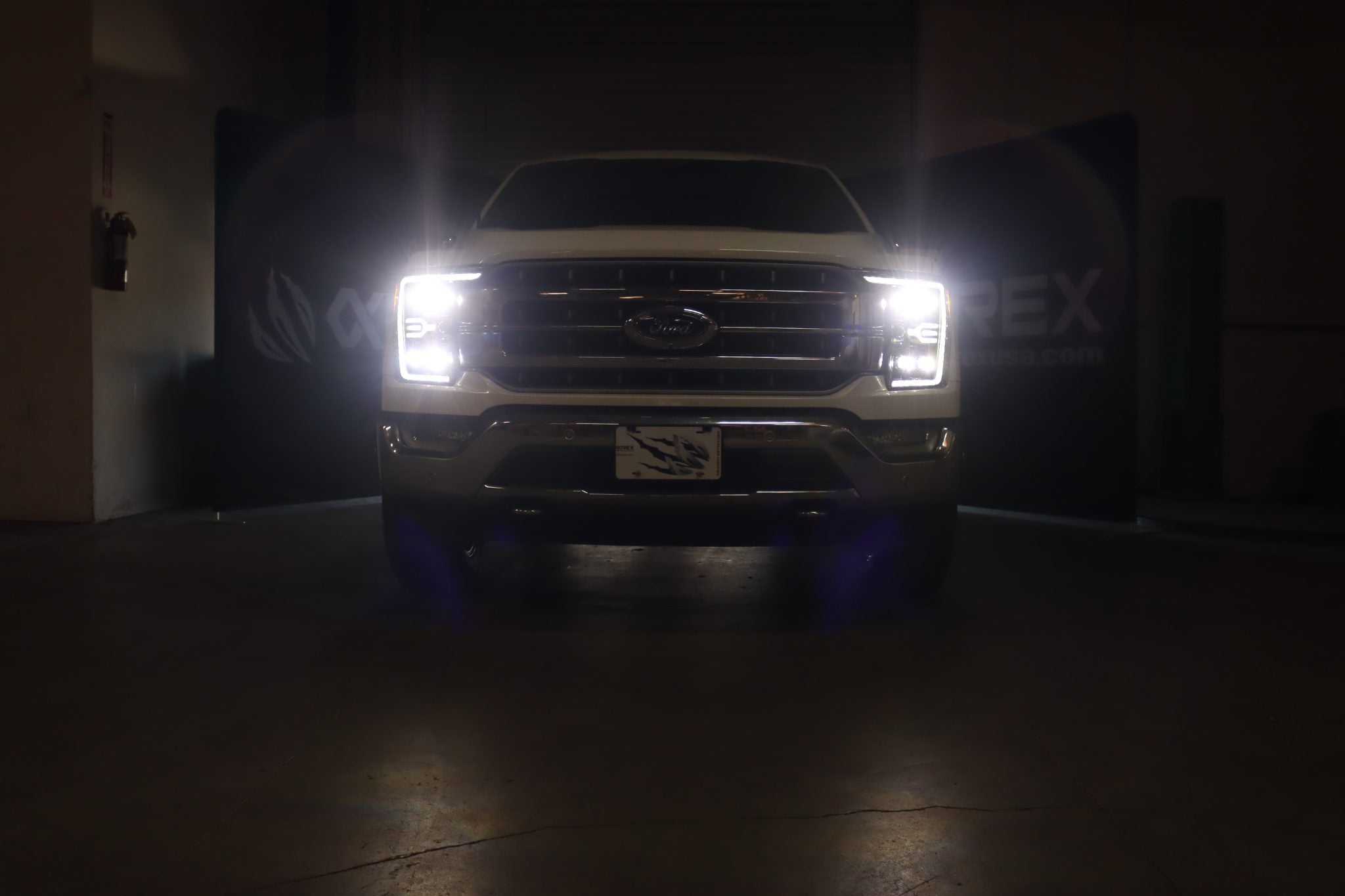 21-23 Ford F150 & F150 Raptor NOVA Series LED Projector Headlights - Black Housing - Upgrade Your Truck's Lighting for Night Driving & Off-Road Adventures