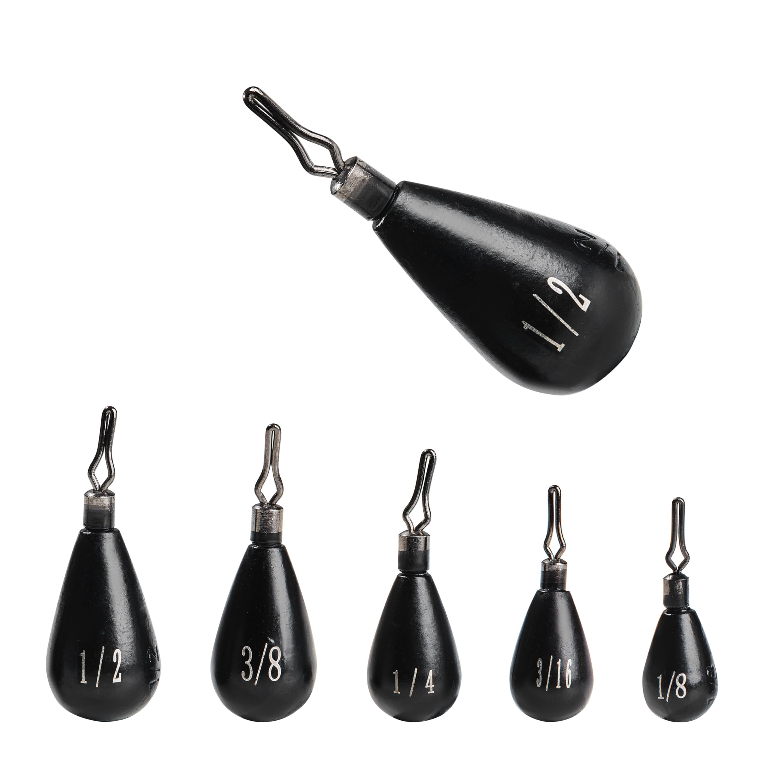 Premium 10-Pack Tungsten Drop Shot Weights Kit - Heavy Duty Fishing Sinkers for Drop Shot Rig - Perfect for Bass, Walleye & Freshwater Fishing