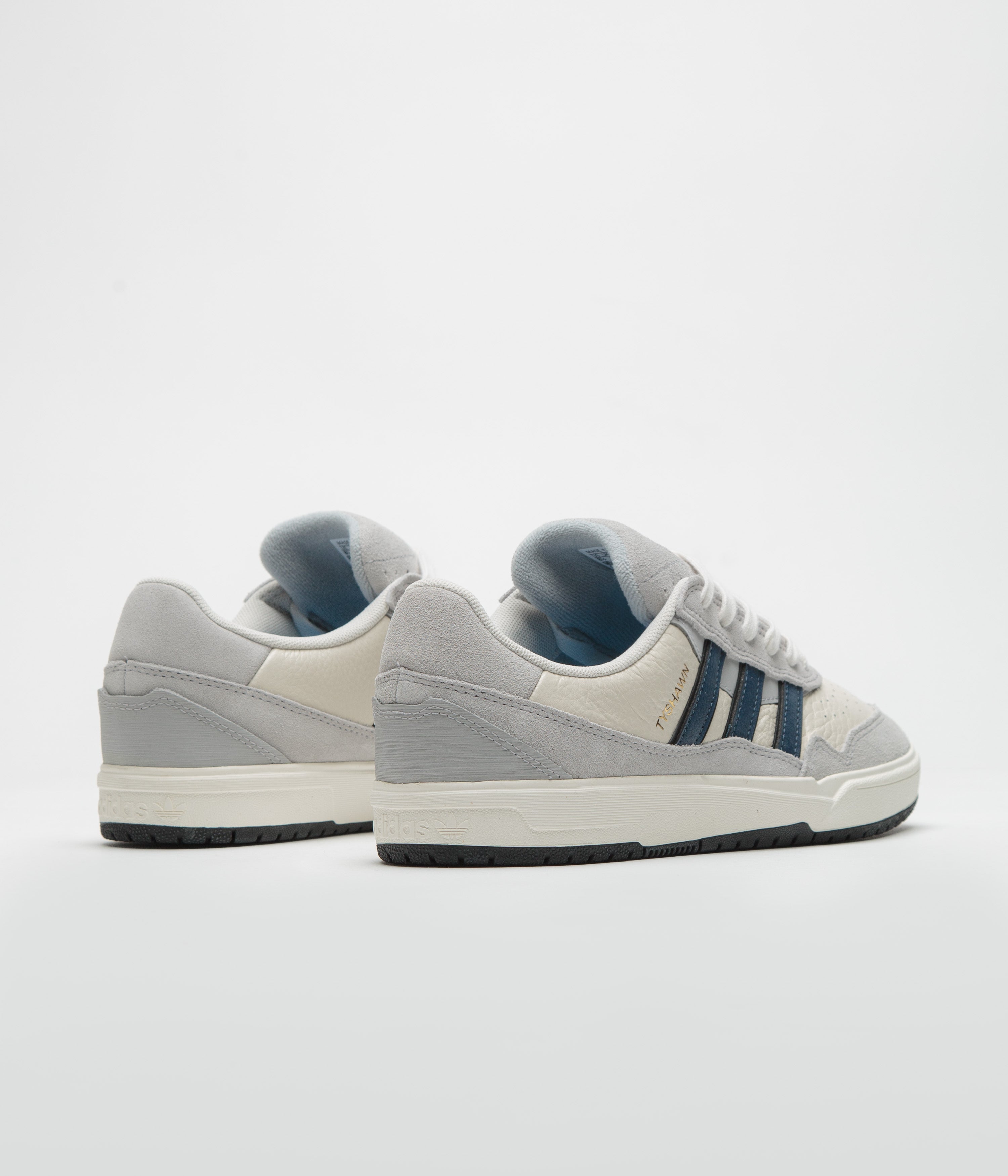 Adidas Tyshawn II Men's Basketball Shoes - Grey Two/Collegiate Navy/Chalk White - High-Performance Court Sneakers for Training & Games