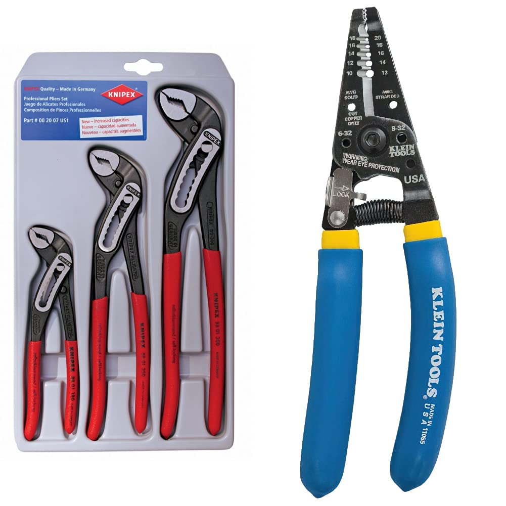 KNIPEX 3-Piece Alligator Pliers Set (7