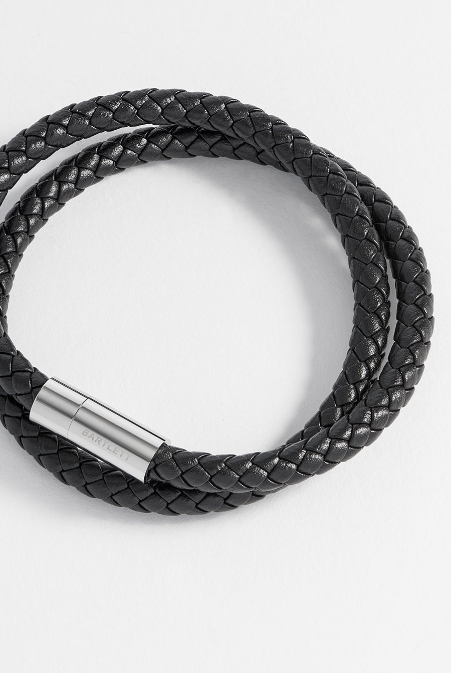 Men's Genuine Leather Double Plaited Wrap Bracelet - Stylish Adjustable Wristband for Casual & Formal Wear - Perfect Gift for Men
