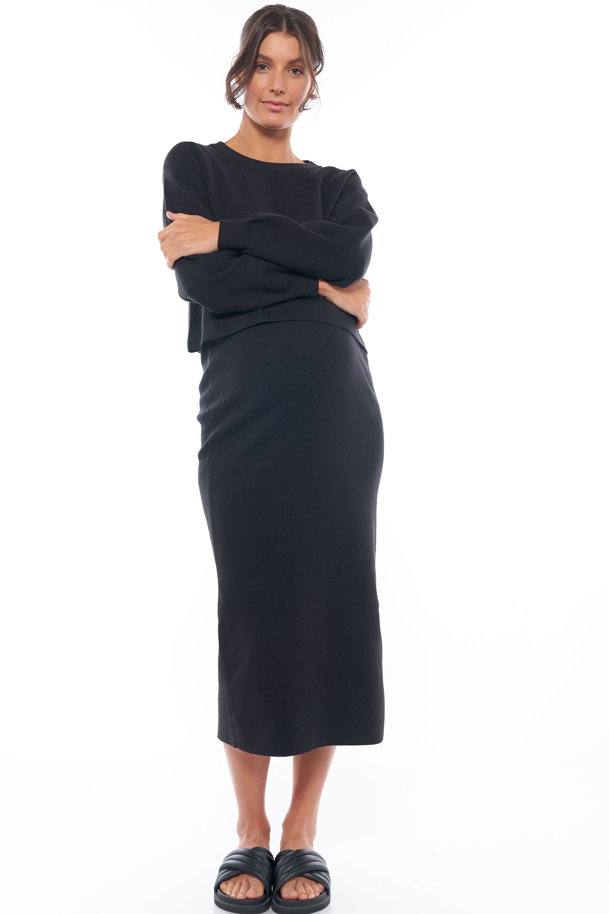 Black Crop Top for Women - Trendy Fashion T-Shirt for Casual Wear, Summer Outfits & Street Style
