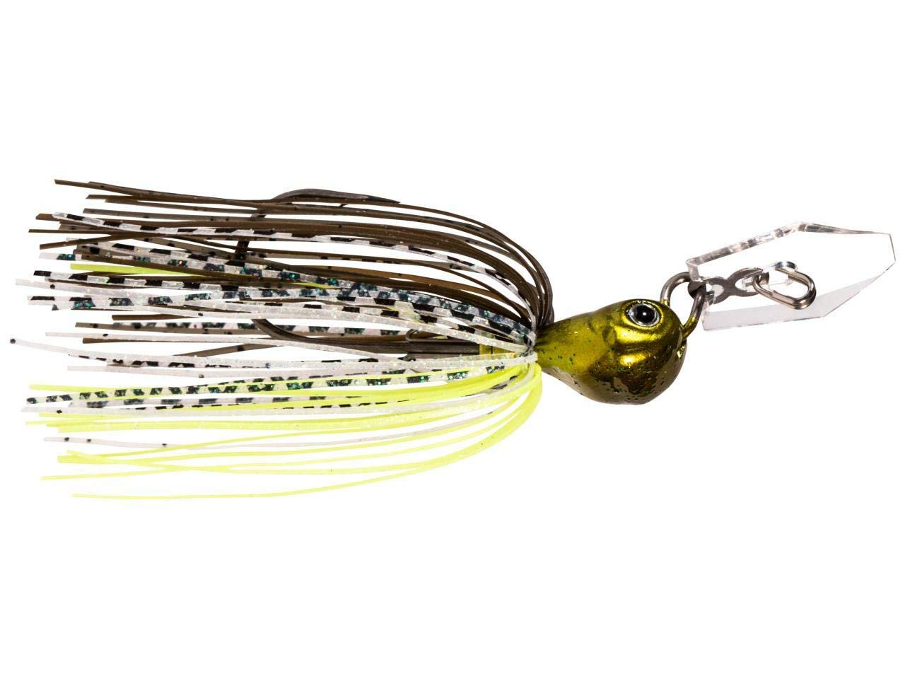 Z-MAN Z Man CBSB 12 ChatterBait JackHammer StealthBlade 1/2 oz Multi-Species Fishing Lure - Perfect for Bass, Pike, and Walleye Fishing in Freshwater Lakes and Rivers