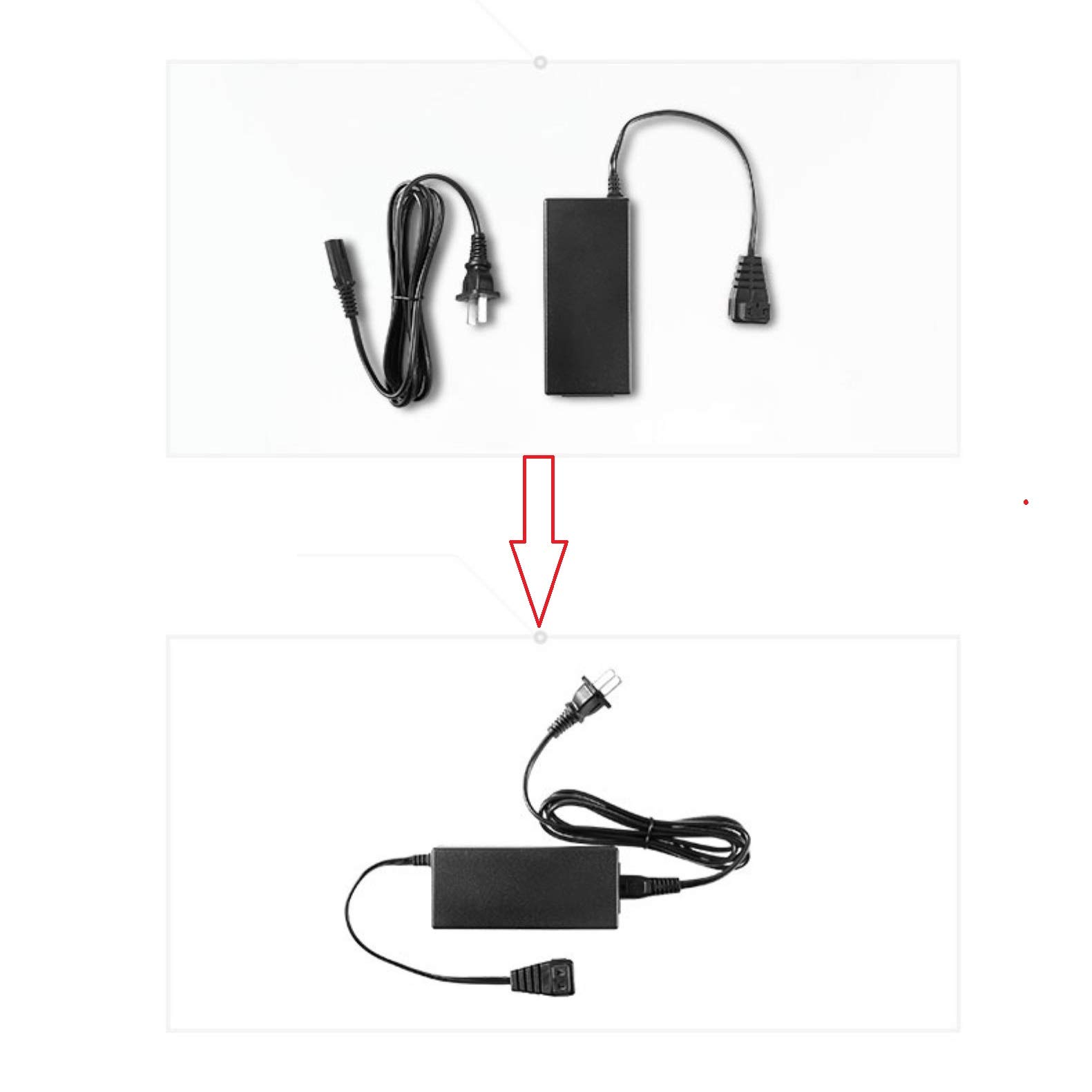 12V AC Power Cord & Adapter for Car Refrigerator - Replacement Part for Portable Car Fridge Freezer - Perfect for Road Trips, Camping & RV Adventures