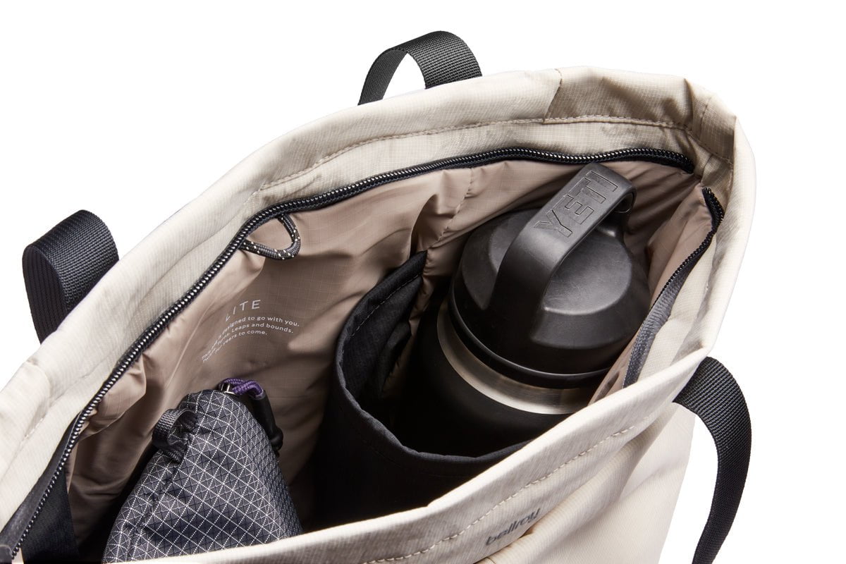 Bellroy Lite Totepack - Lightweight Waterproof Backpack for Travel, Work & Gym | Durable Nylon Tote Bag with Laptop Sleeve | Perfect for Commuting, Hiking & Everyday Use
