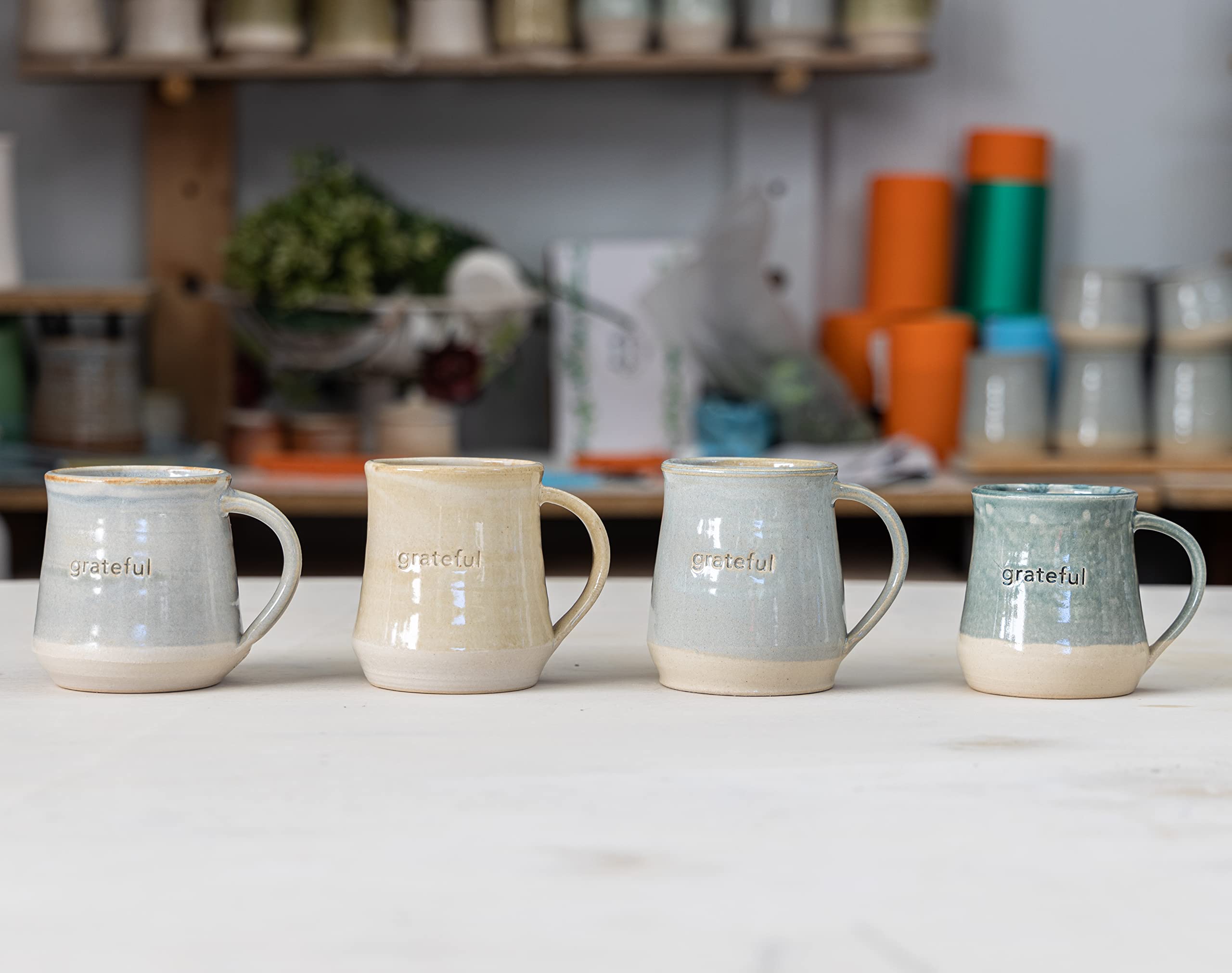 Outpost Pottery Stamps - Hope, Love Birds & Grateful Designs for Ceramic Artists | DIY Clay Pottery Tools for Handmade Mugs, Bowls & Home Decor