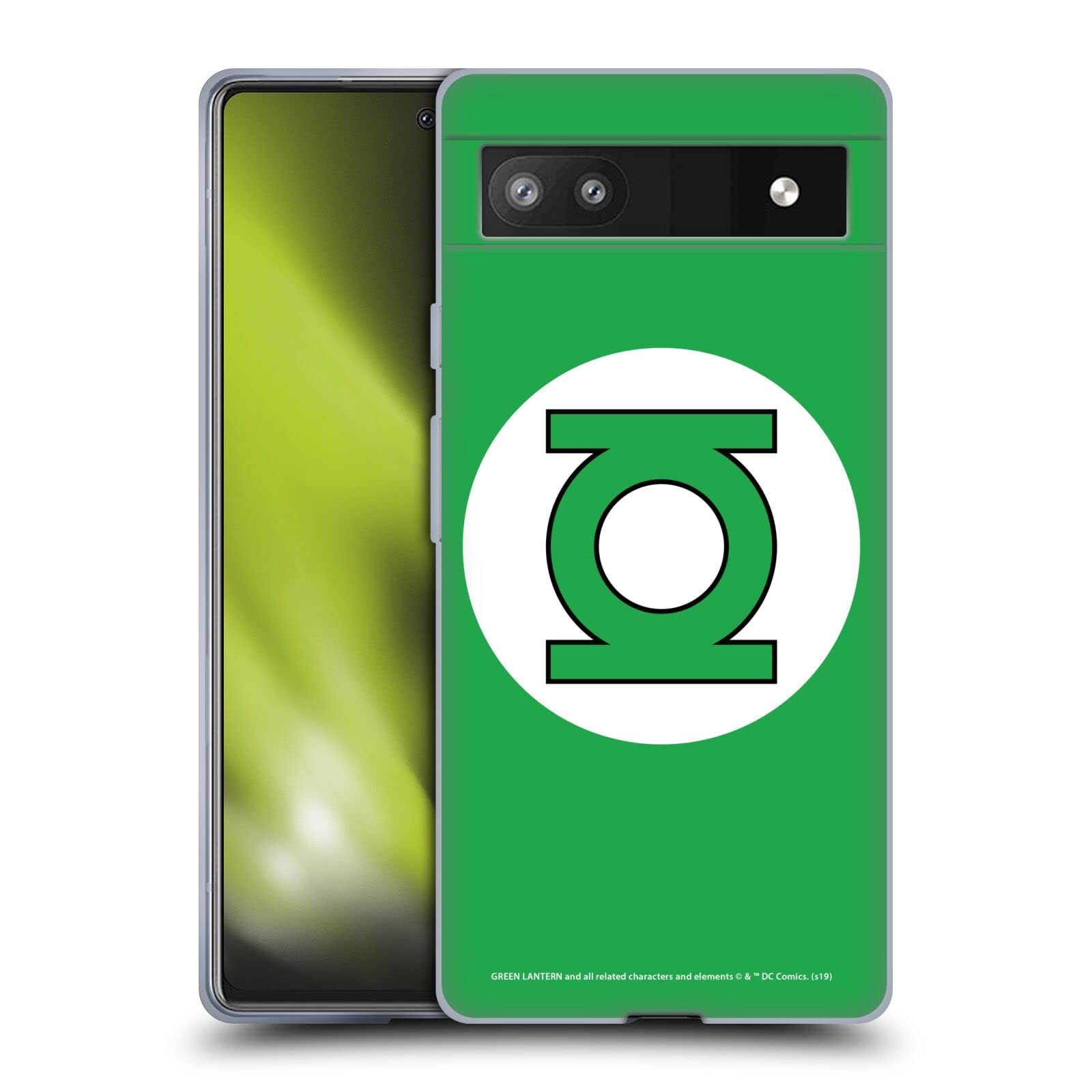 Green Lantern Soft Gel Case for Google Pixel 6a - DC Comics Licensed - Perfect for Fans & Daily Use