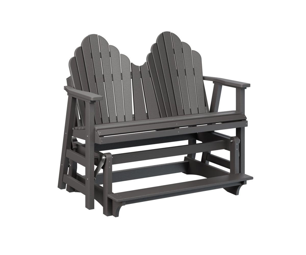 Berlin Gardens Cozi Back Double Counter Glider - Outdoor Patio Swing Bench with Canopy for Porch, Garden, and Backyard Relaxation