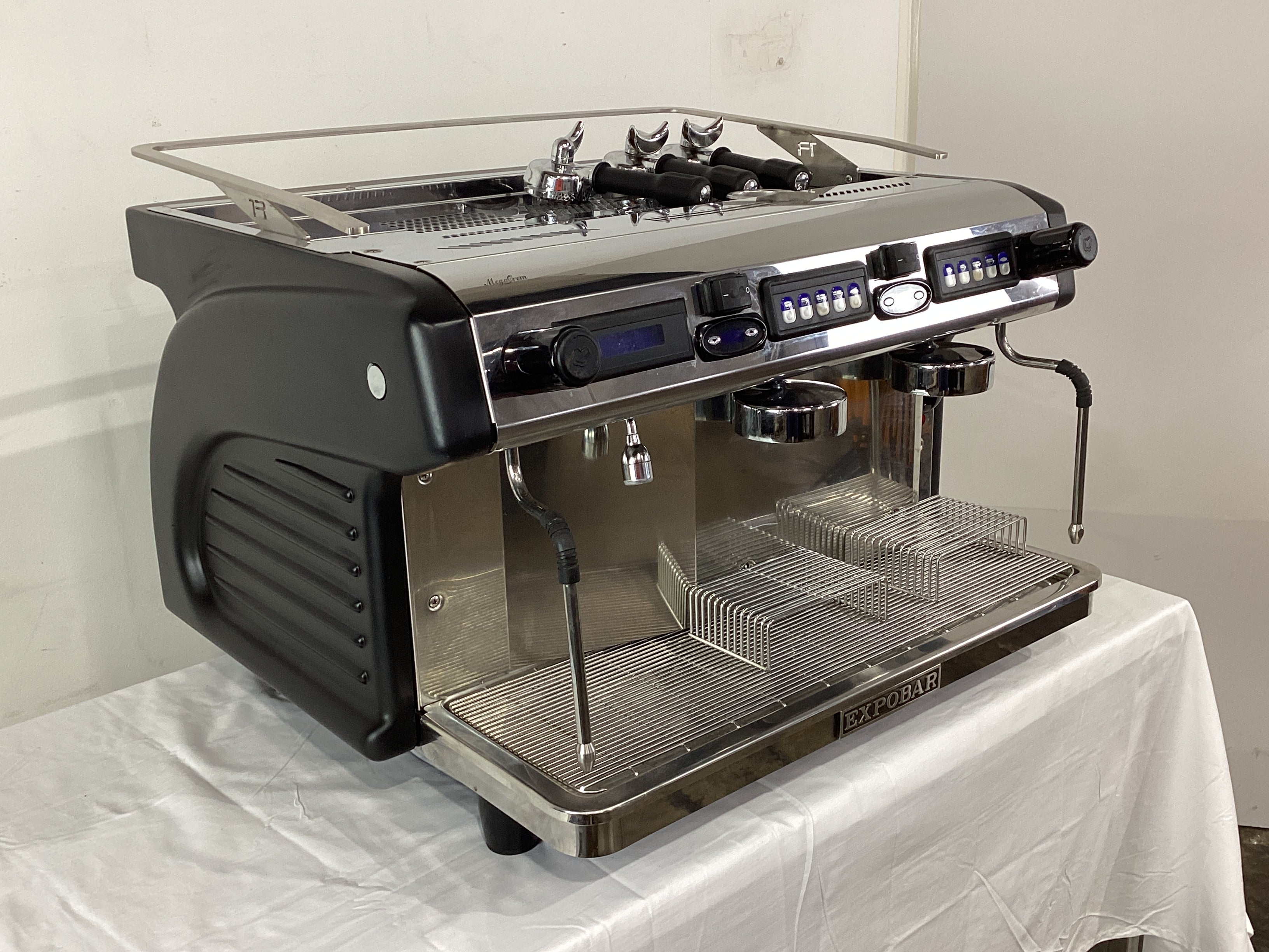 Expobar MA C 2GR 2 Group Commercial Coffee Machine 837901 - Perfect for Cafes, Restaurants & Offices - Heavy Duty Espresso Maker for High Volume Use