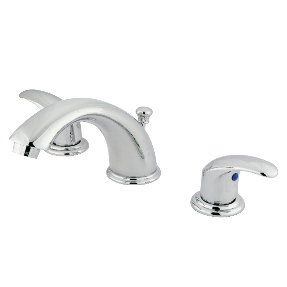 Kingston Brass KB6964LL Legacy Widespread Bathroom Faucet - Modern 3-Hole Bathroom Sink Faucet with High Arc Spout for Vanity, Powder Room & Guest Bathroom