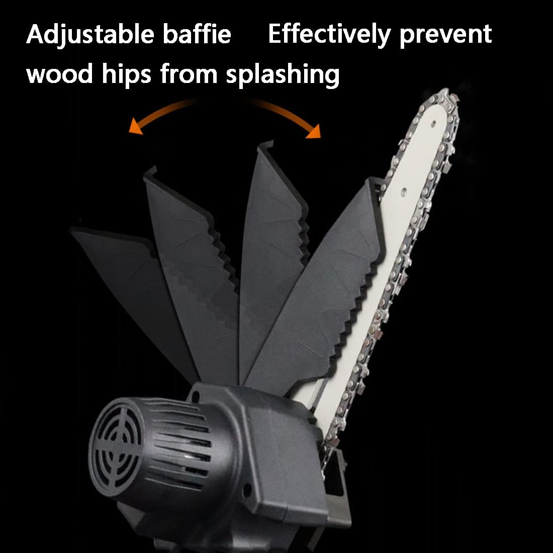4 Inch Cordless Mini Chainsaw - Lightweight Handheld Battery Powered Chainsaw for Wood Cutting, Tree Trimming, Pruning & DIY Projects | Perfect for Garden Maintenance, Camping & Outdoor Use