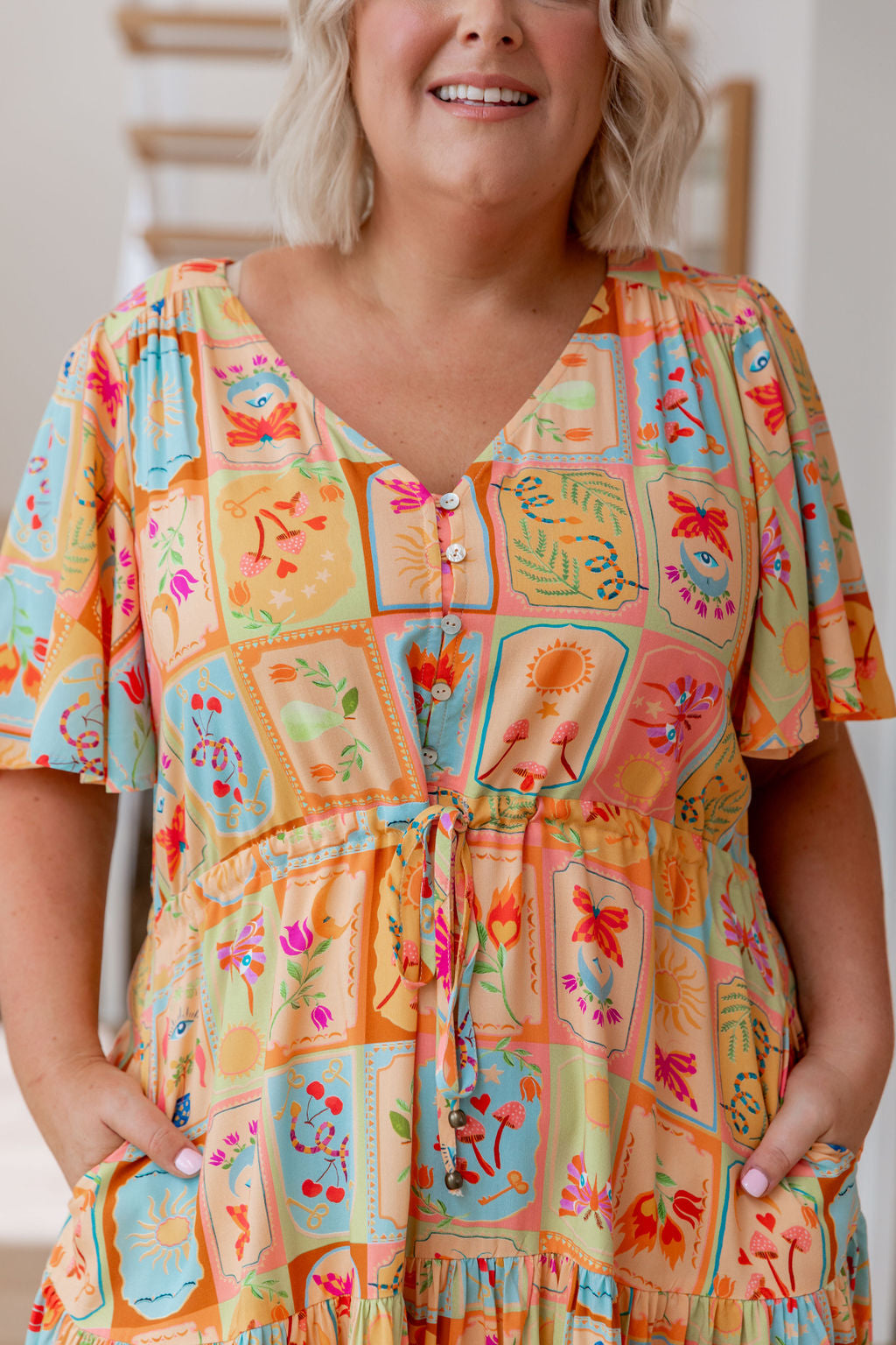 Esmae Pixie Dress - Elegant Floral Print Summer Dress for Women | Perfect for Parties, Weddings & Casual Outings