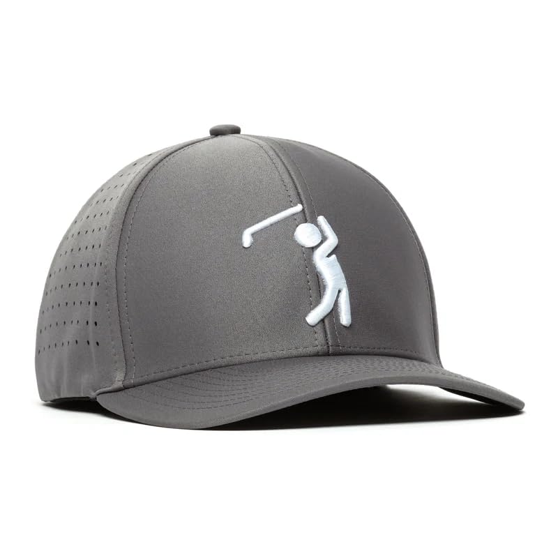 Bogey Bros Funny Golf Hats - Performance & Breathable Fitted Golf Caps for Men & Women - Perfect for Golfing, Sports & Outdoor Activities