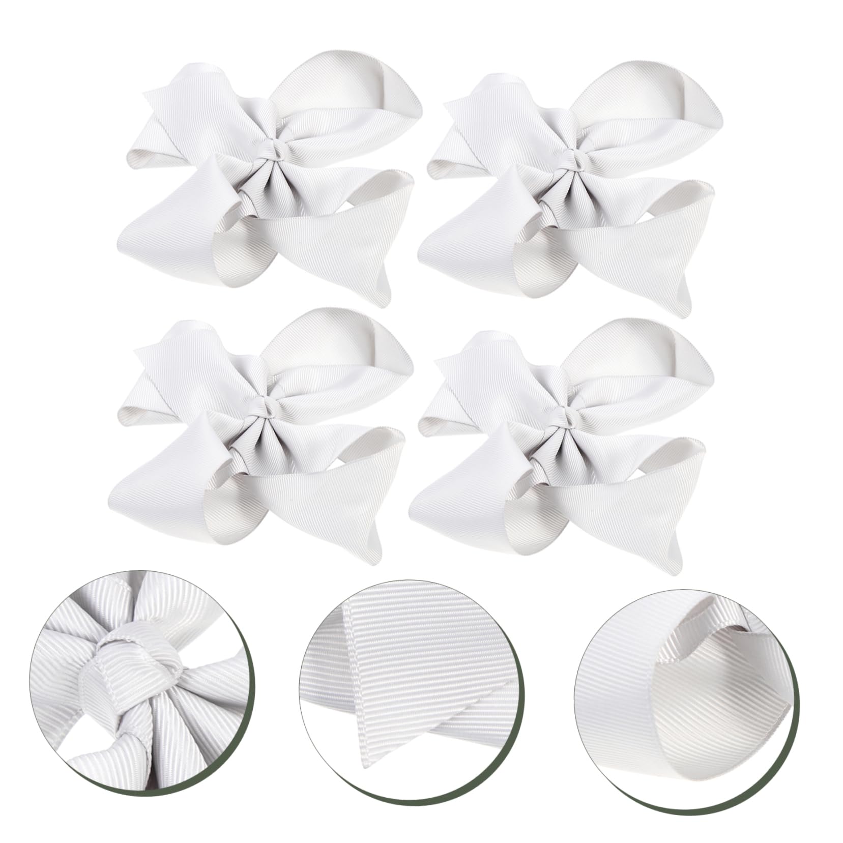 12 Pcs Christmas Hair Bows for Girls - Big Bow Hair Clips, Bobby Pins, Wedding Hair Accessories, Kids Polyester Ribbon Hair Bows - Perfect for Holidays, Parties, School & Special Occasions