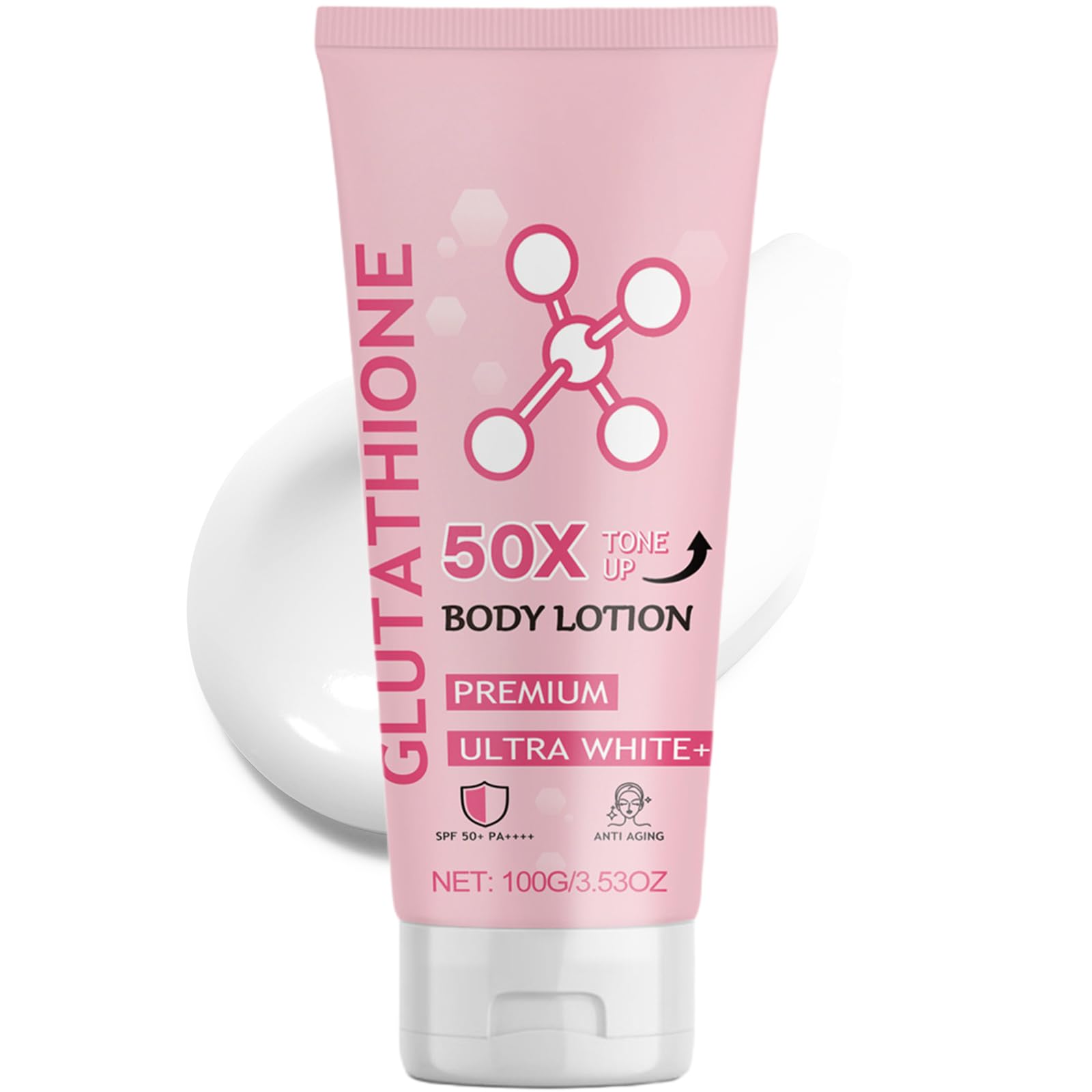 Glutathione 50x Tone Up Body Lotion - Skin Brightening & Moisturizing Cream for Even Skin Tone - Softening Scented Lotion for Face & Body (1PC) - Perfect for Daily Skincare Routine & Nighttime Hydration