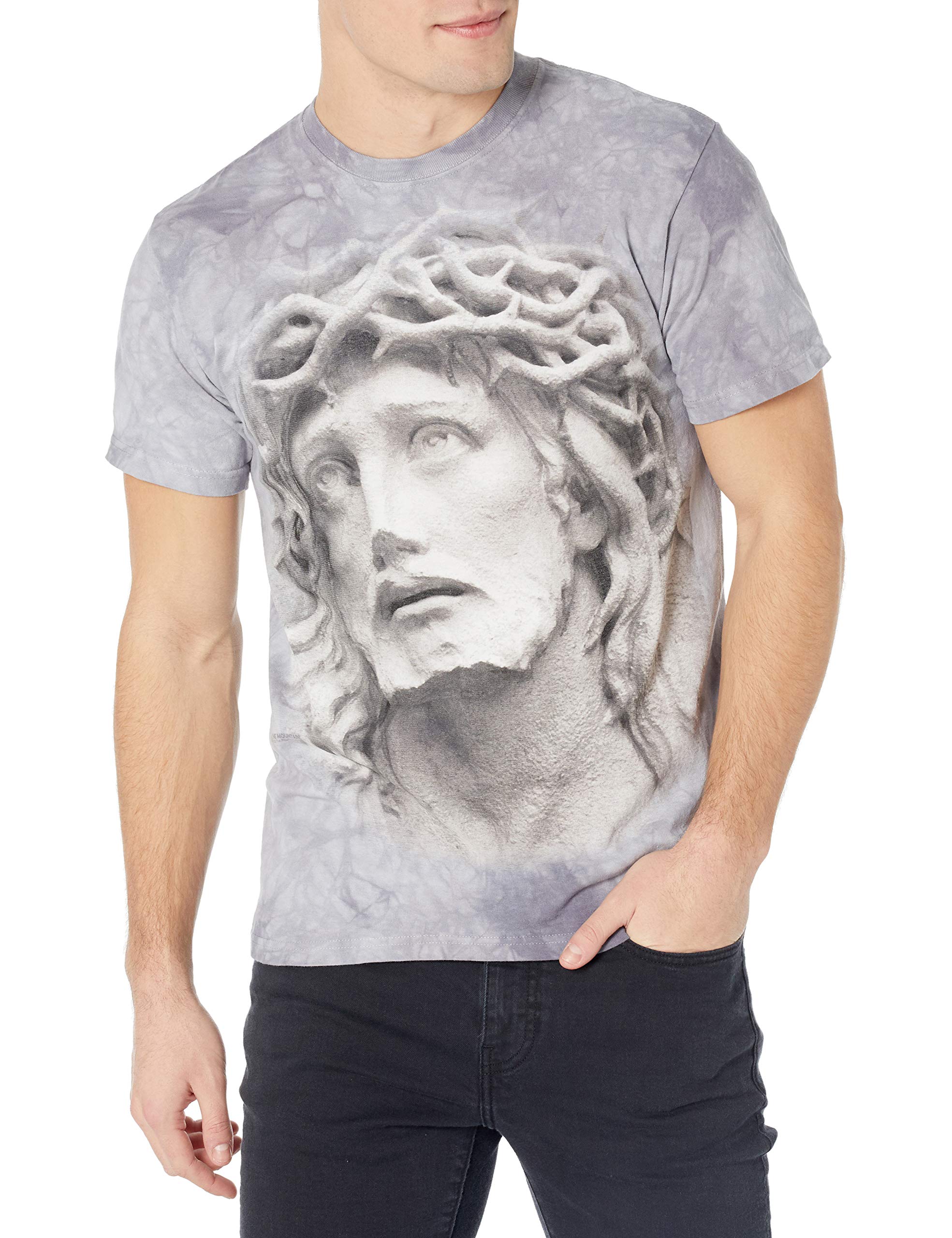 Men's Crown of Thorns T-Shirt - Gothic Style for Outdoor & Streetwear