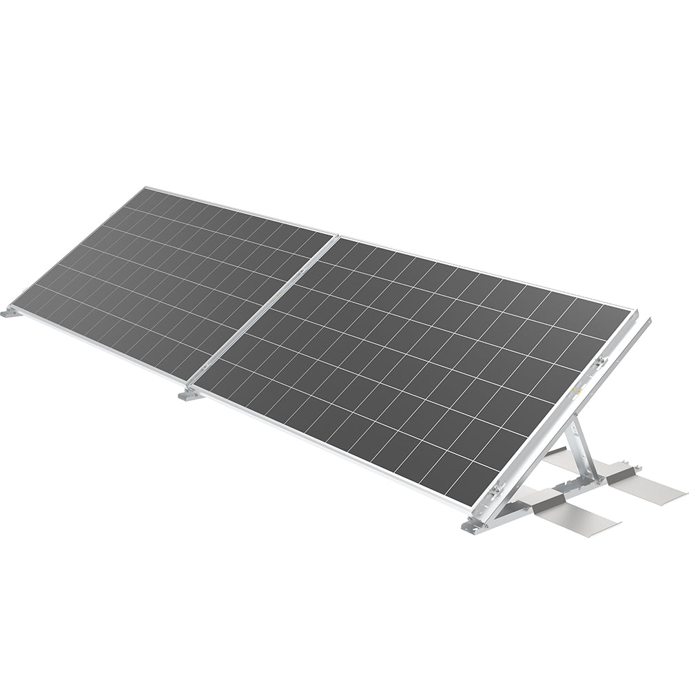 Elios Tectum TX Ballasted Solar Panel Roof Racking System - Modular Add-On for Second Panel | Perfect for Flat Roof Commercial & Residential Solar Installations