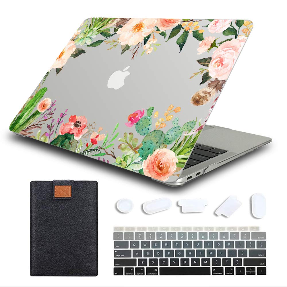 MAITTAO MacBook Air 13 Inch Case 2020-2023 Models A1932 A2179 A2337 M1 Chip | Durable Hard Shell Cover with Keyboard Protector & Laptop Sleeve | Compatible with MacBook Air 13.3