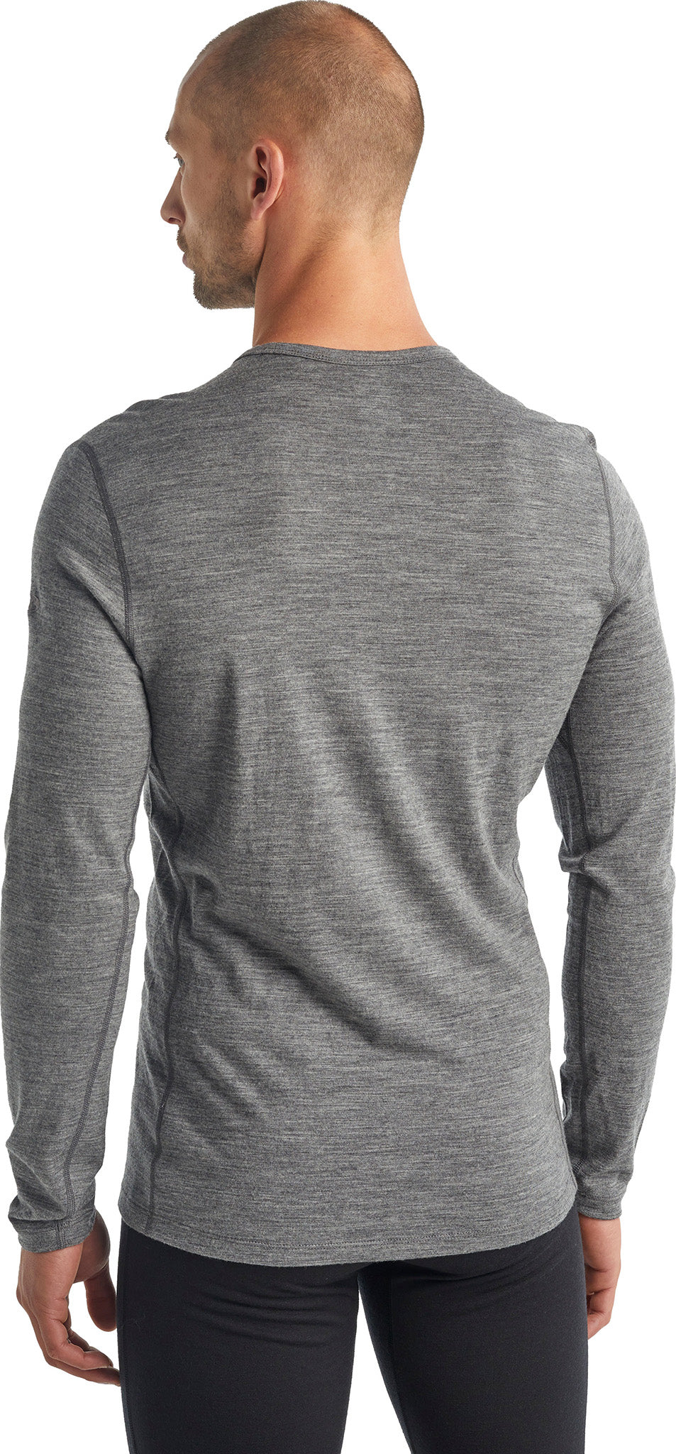200 Oasis Long Sleeve Crew Neck T-Shirt for Men - Soft Cotton Casual Shirt - Perfect for Everyday Wear, Work & Outdoor Activities