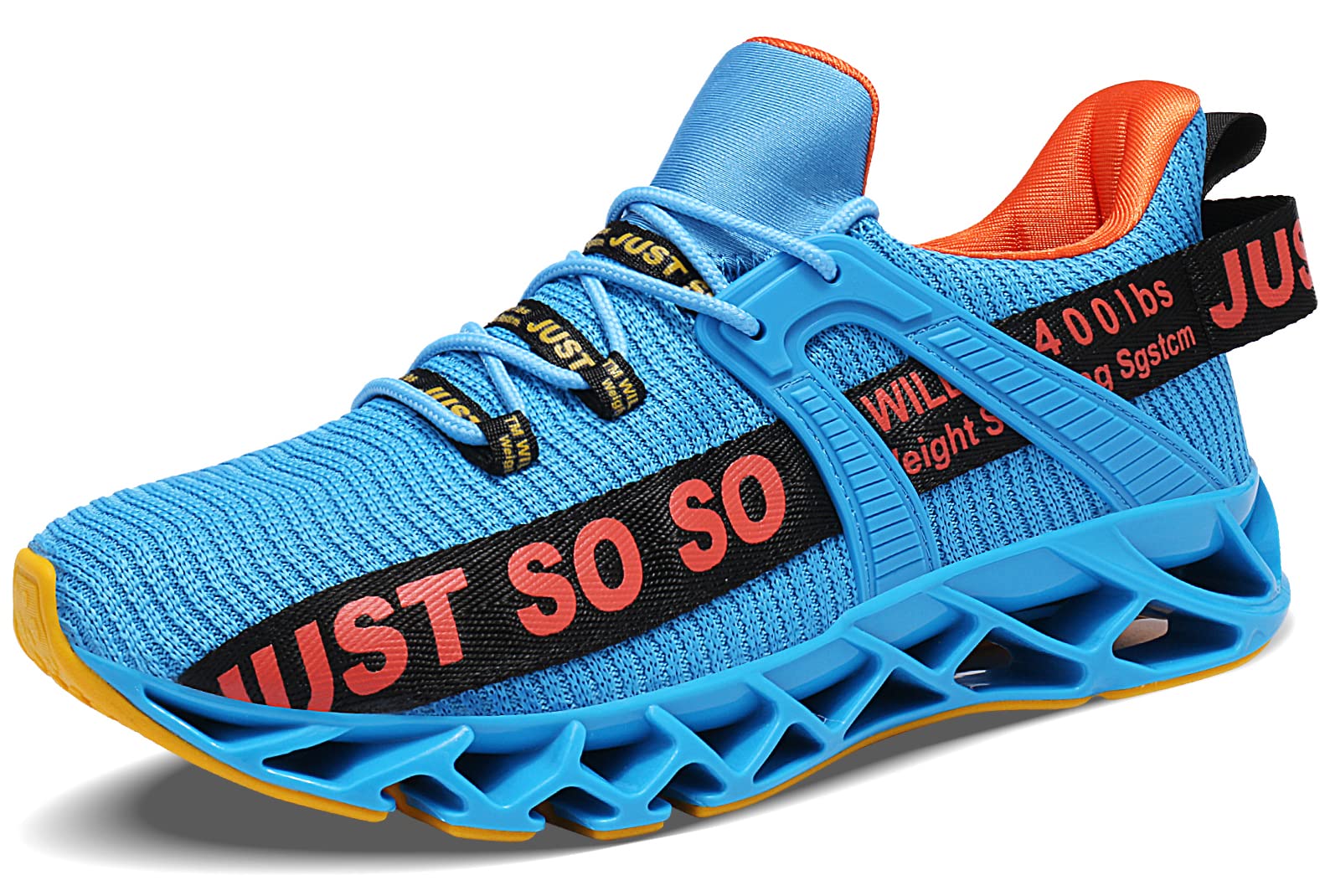 WONESION Men's Breathable Walking Shoes - Lightweight Tennis & Running Sneakers for Men - Fashion Blade Design - Perfect for Gym, Jogging, Outdoor Sports & Casual Wear