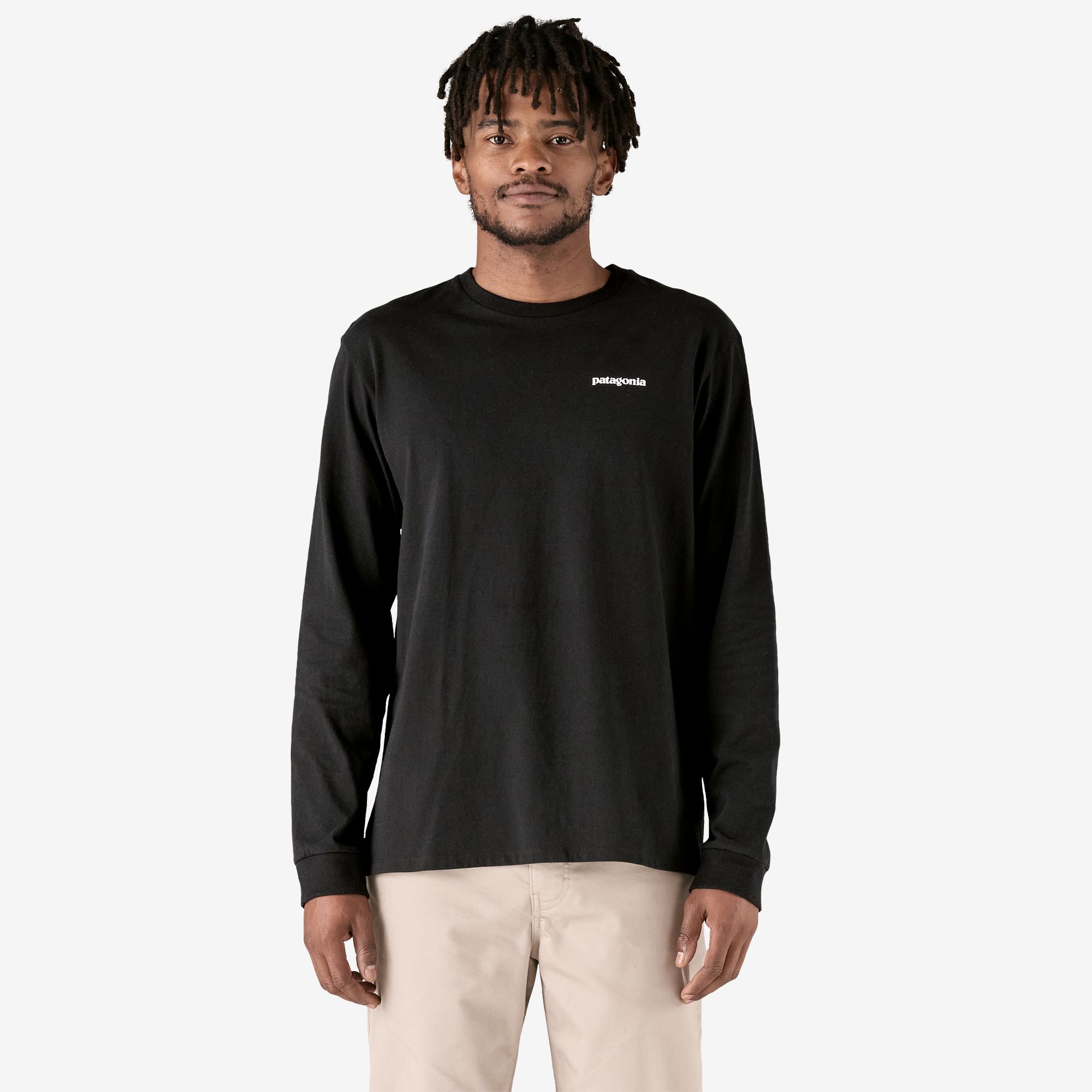 Men's Long Sleeve P6 Logo Responsibility Tee® - Comfortable Cotton Crewneck Shirt for Casual Wear & Everyday Outfits