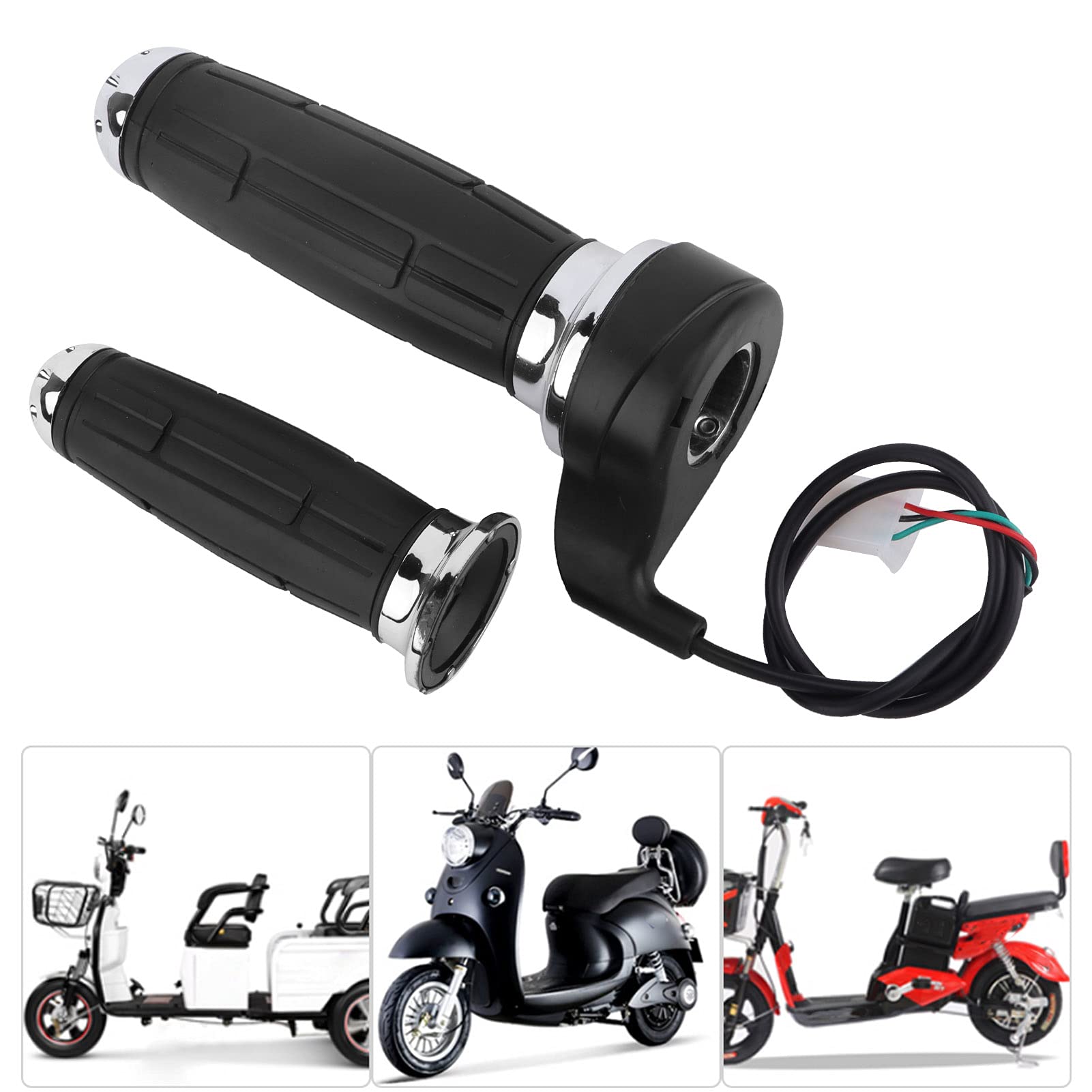 Non-Slip Throttle Grip for Motorcycles, Scooters, Tricycles & E-Bikes - Comfortable & Durable Motorcycle Accessories - Perfect for Commuting, Off-Roading & Urban Riding