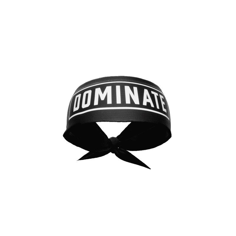 DOMINATE Tie Headband for Women - Stylish Hair Accessories for Workouts, Yoga & Fashion | Non-Slip Elastic Hair Band