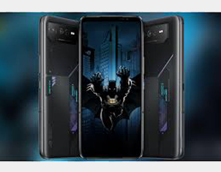 ASUS ROG Phone 6 Batman Edition 5G Gaming Smartphone - 256GB Storage, 12GB RAM, GSM Unlocked (Night Black) - Perfect for Mobile Gaming & Batman Fans