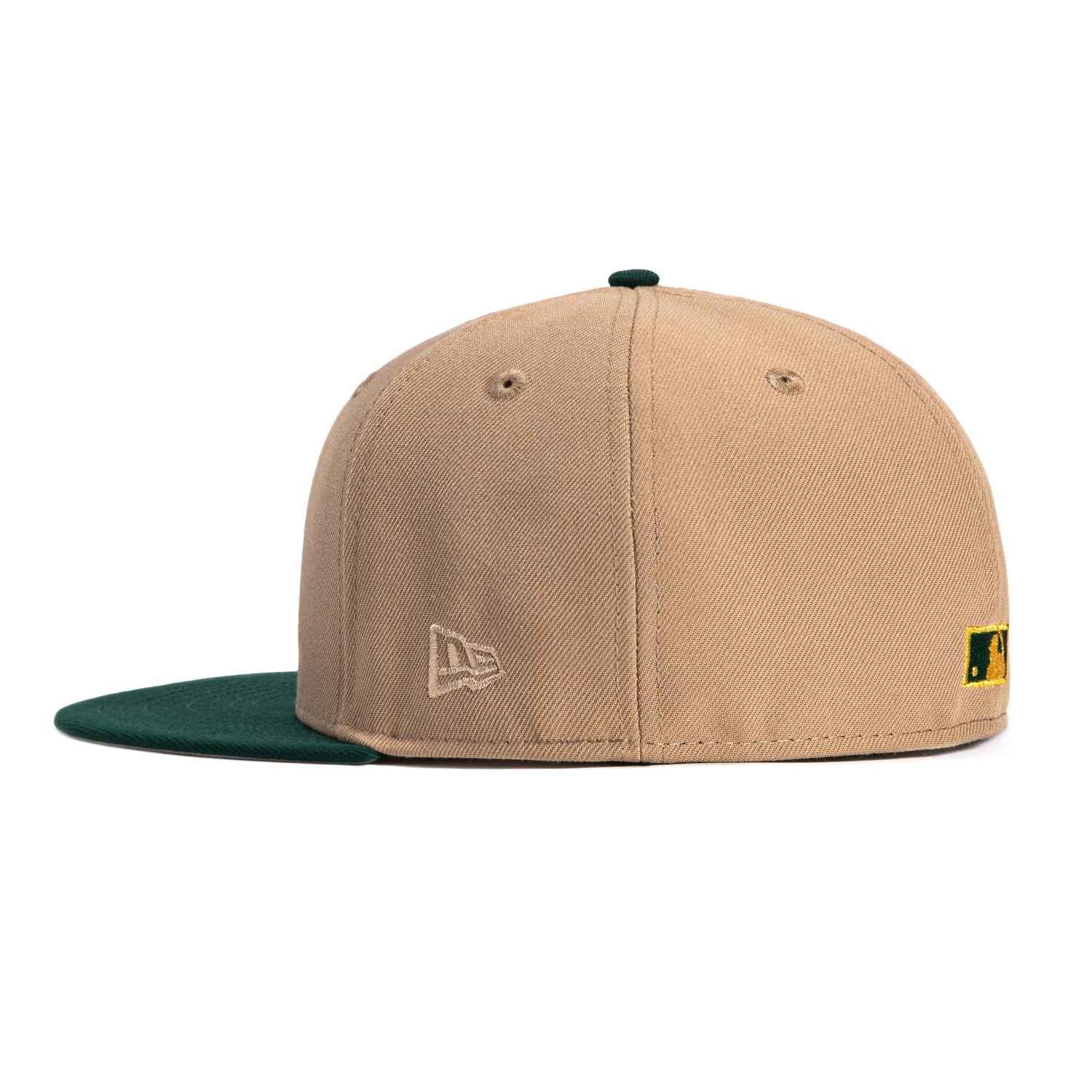 New Era 59Fifty Los Angeles Dodgers 50th Anniversary Stadium Patch Hat - Khaki & Green | MLB Baseball Cap for Men & Women | Game Day, Streetwear & Fan Collection