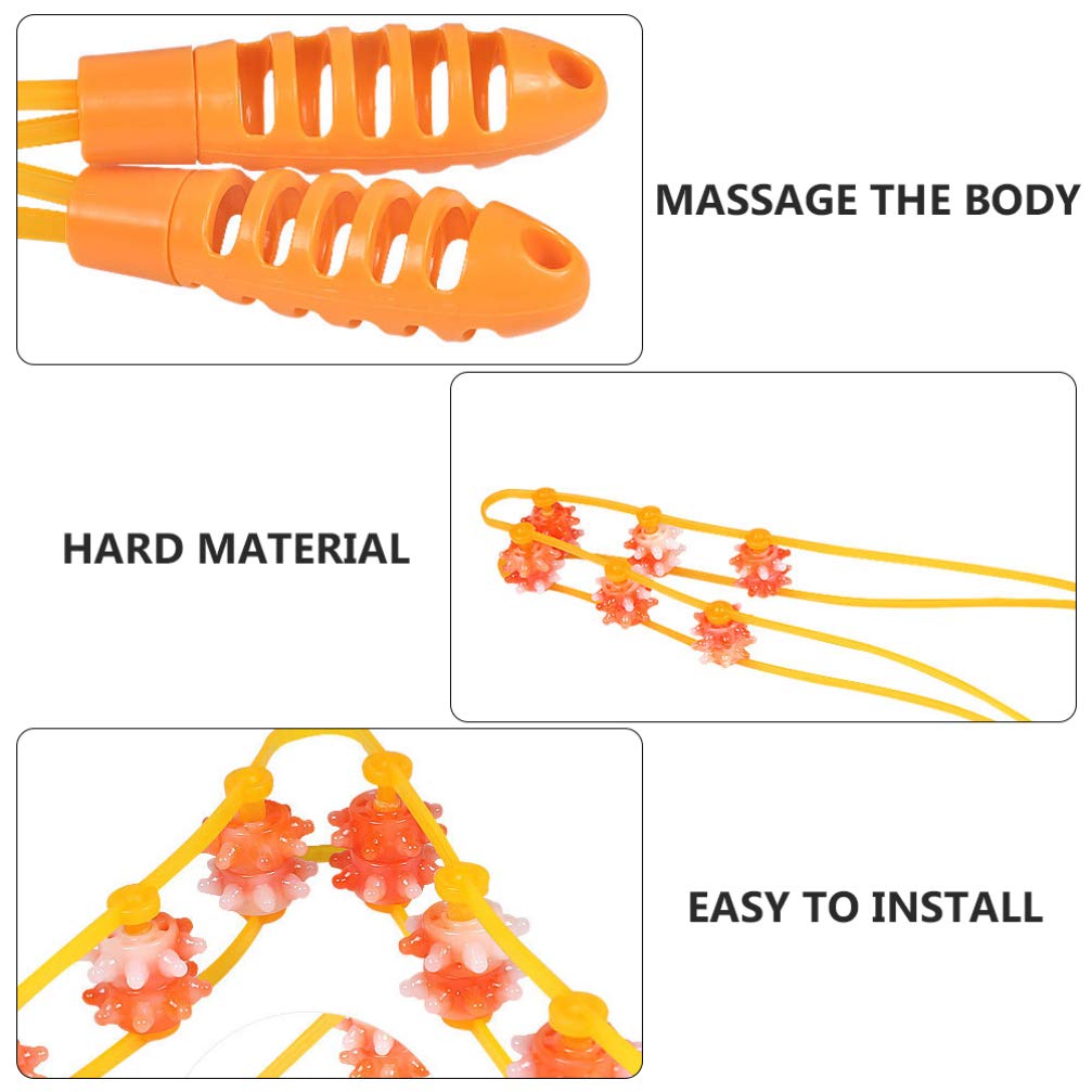 MILISTEN Leg Roller Stick 2 Pack - PP Massage Roller for Back, Legs & Body Pain Relief - Perfect for Home, Office & Gym Use