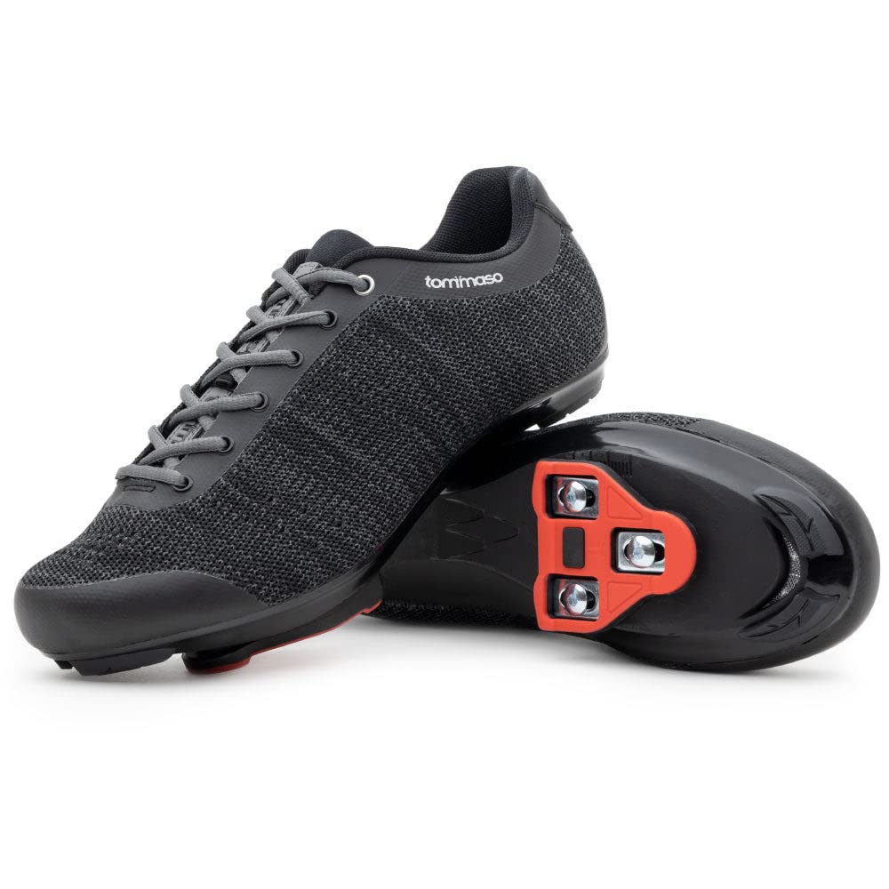 Tommaso Strada Peloton Cycling Shoes for Men - SPD Compatible Indoor Bike Shoes with Delta Cleats - Road & Spin Bike Shoes for Peloton & Indoor Cycling - Perfect for Gym, Studio & Home Workouts