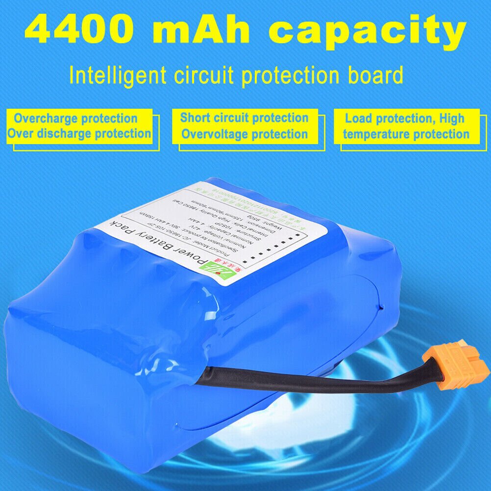 36V 4.4Ah 10S2P Replacement Battery for Balance Scooter Board - Compatible with Electric Hoverboard & Self-Balancing Scooters - Perfect for Commuting, Campus Travel & Outdoor Adventures