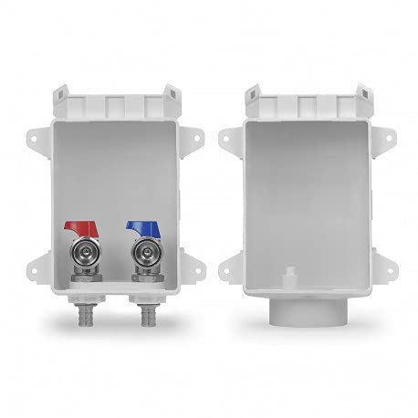 Ox Box Washing Machine Outlet Box Standard Pack - 1/2