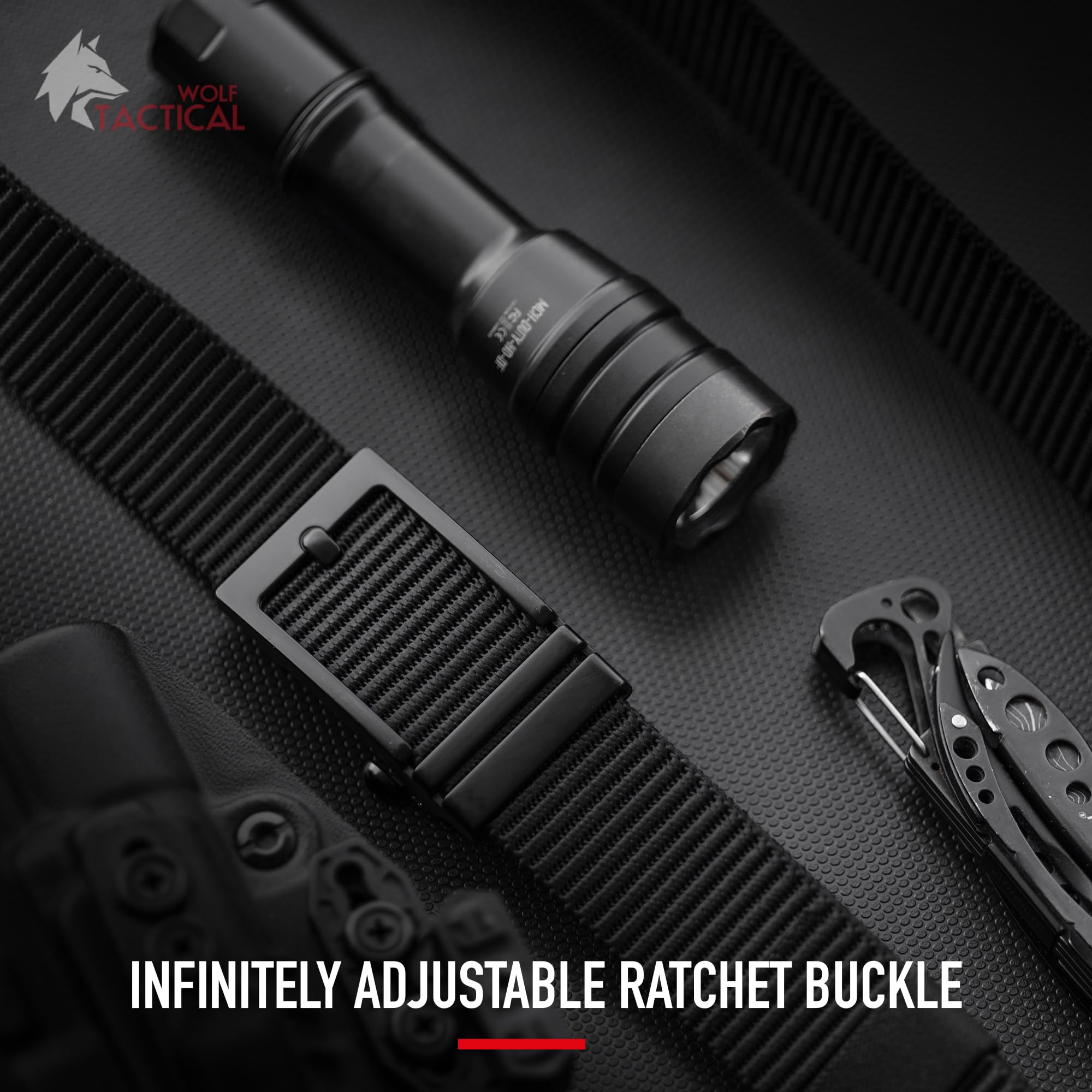 WOLF TACTICAL Ratchet EDC Belt - 1.5