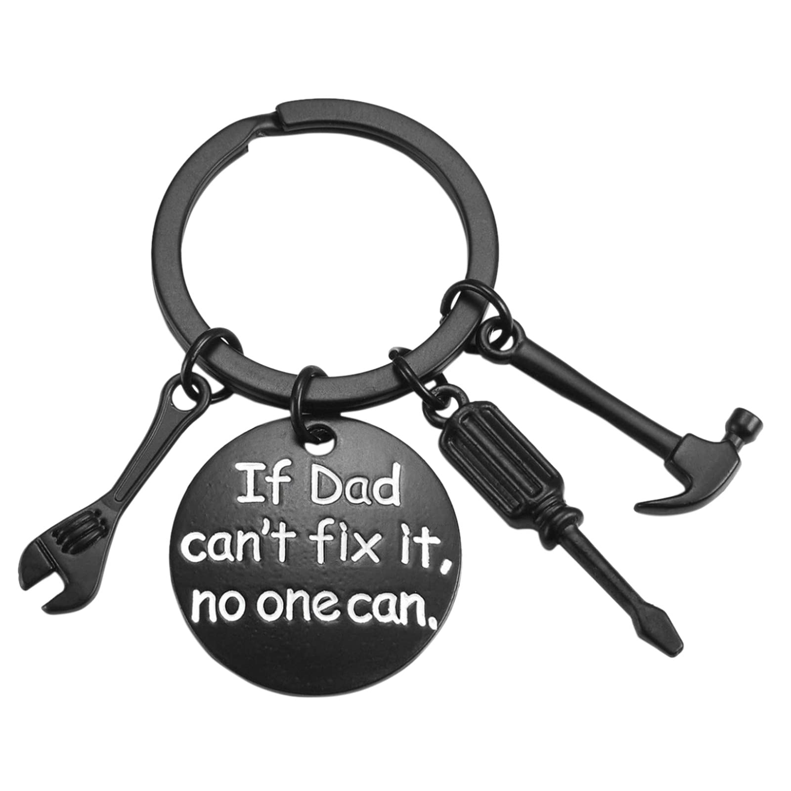 Heavy Duty Keychain Wrench with Screwdriver - Durable Multi-Tool for DIY, Car Repair & Outdoor Adventures - Perfect Gift for Dad on Father's Day