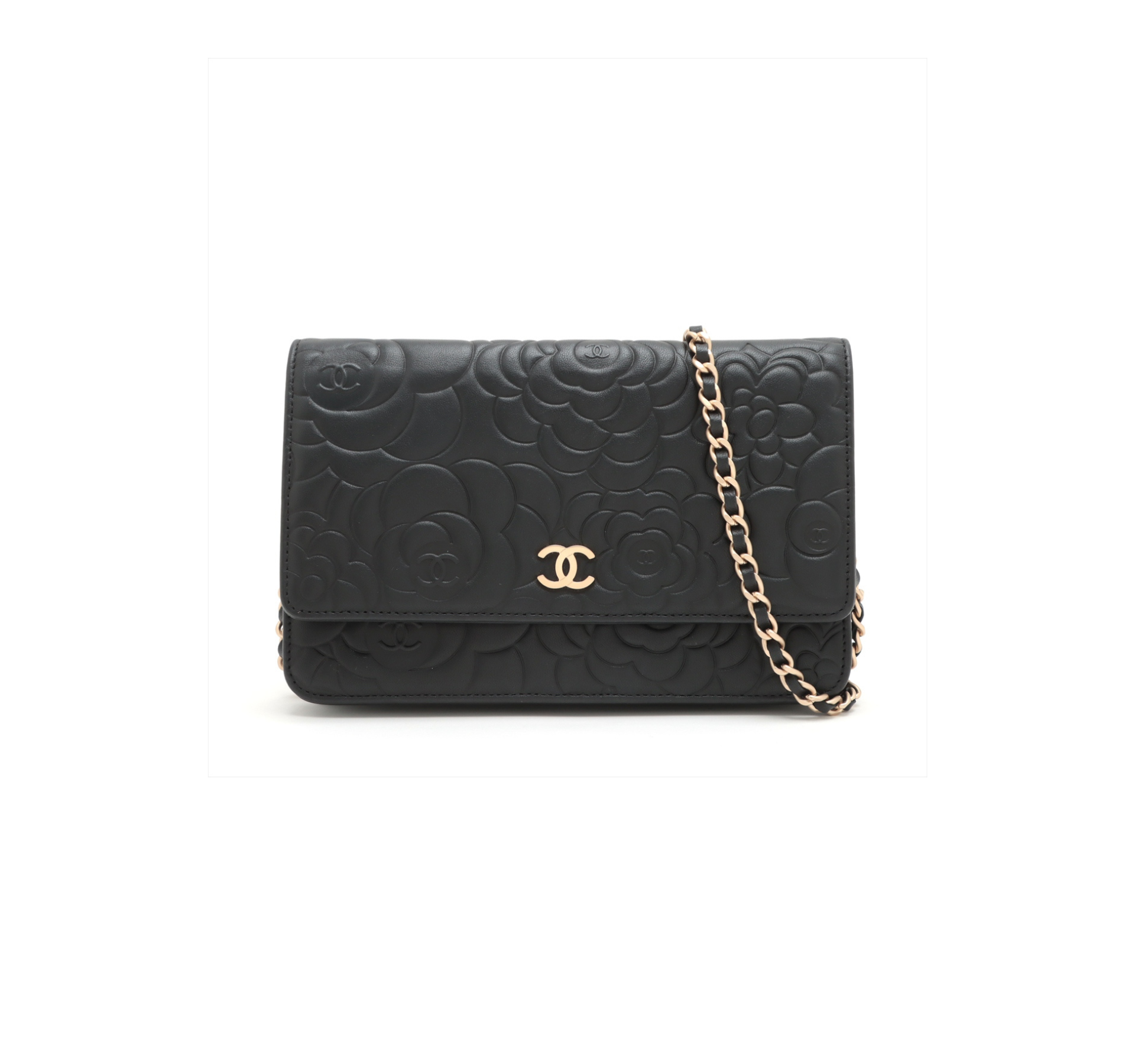 Chanel Camellia Black Wallet On Chain WOC - Luxury Crossbody Bag for Women, Perfect for Evening Parties & Daily Use