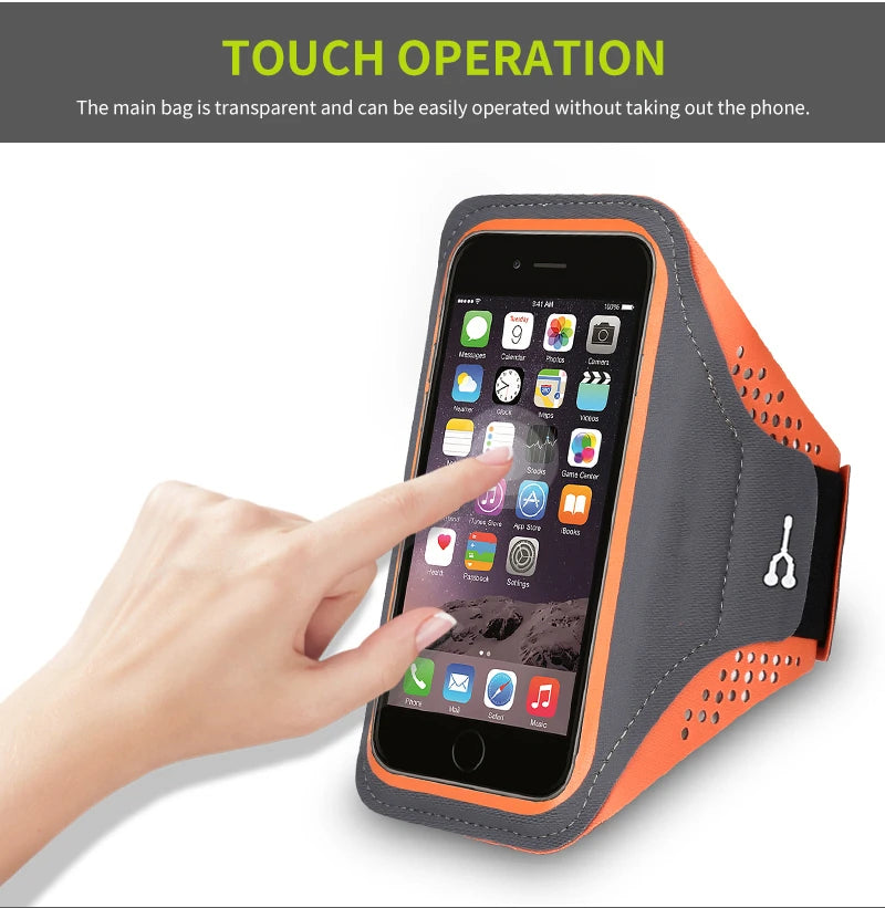 iPhone 15 Armband for Running & Outdoor Sports - Waterproof Phone Holder for Gym, Hiking, Cycling & Fitness Activities