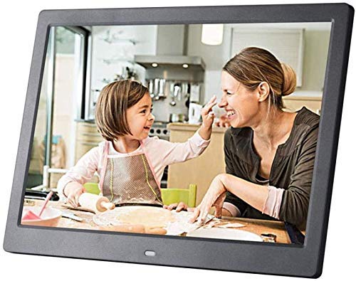 ZSMLB 13-Inch Widescreen 1080P HD Digital Photo Frame - Electronic Picture Frame with Multi-Function ABS Plastic Design for Home & Office Decor | Perfect for Living Room, Bedroom & Gift Giving