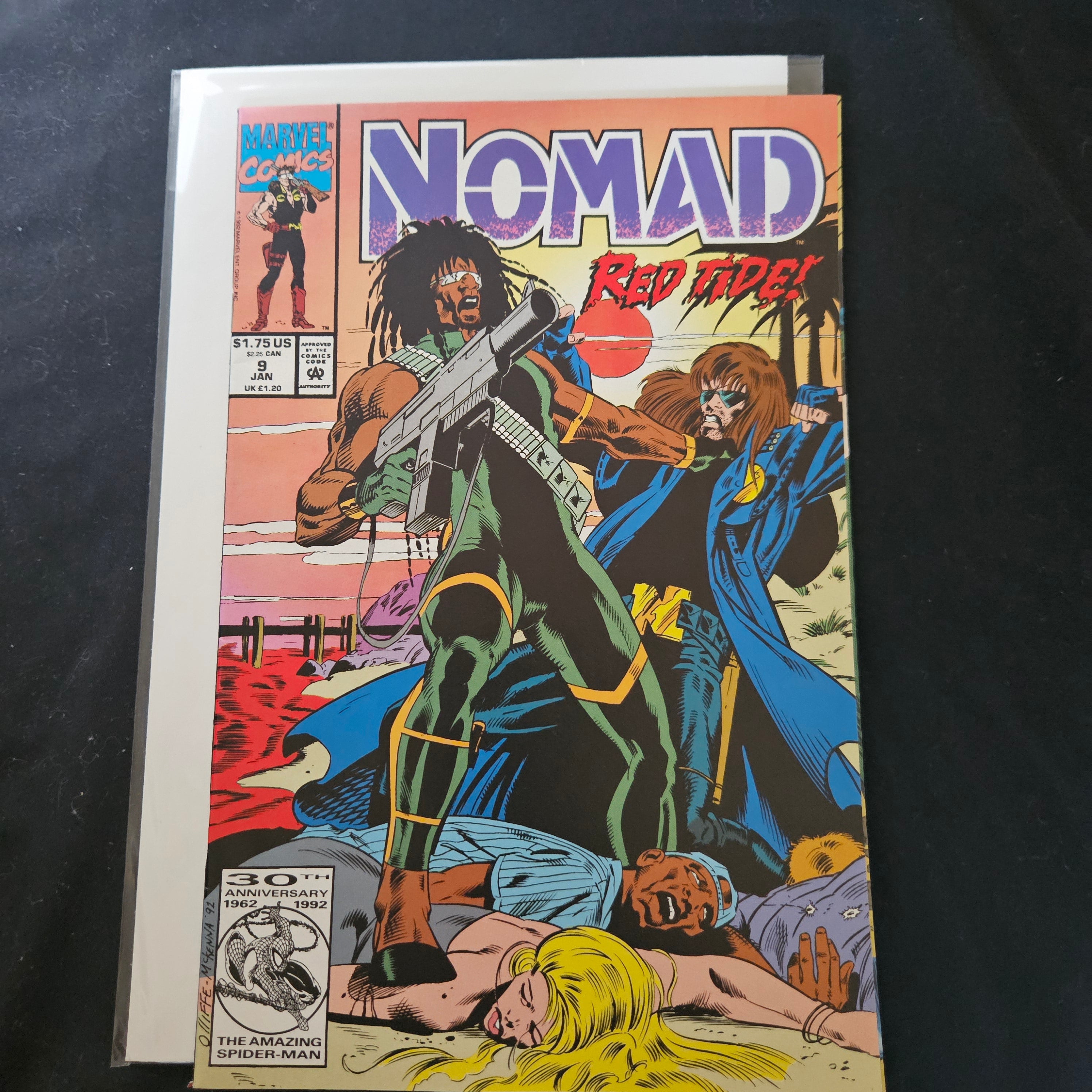 Nomad (Volume II) #9: Red Tide - Marvel Comic Book 1992 | Rare Collectible for Marvel Fans & Comic Book Enthusiasts