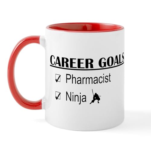 White/Red Inside - Pharmacist Career Goals Mug