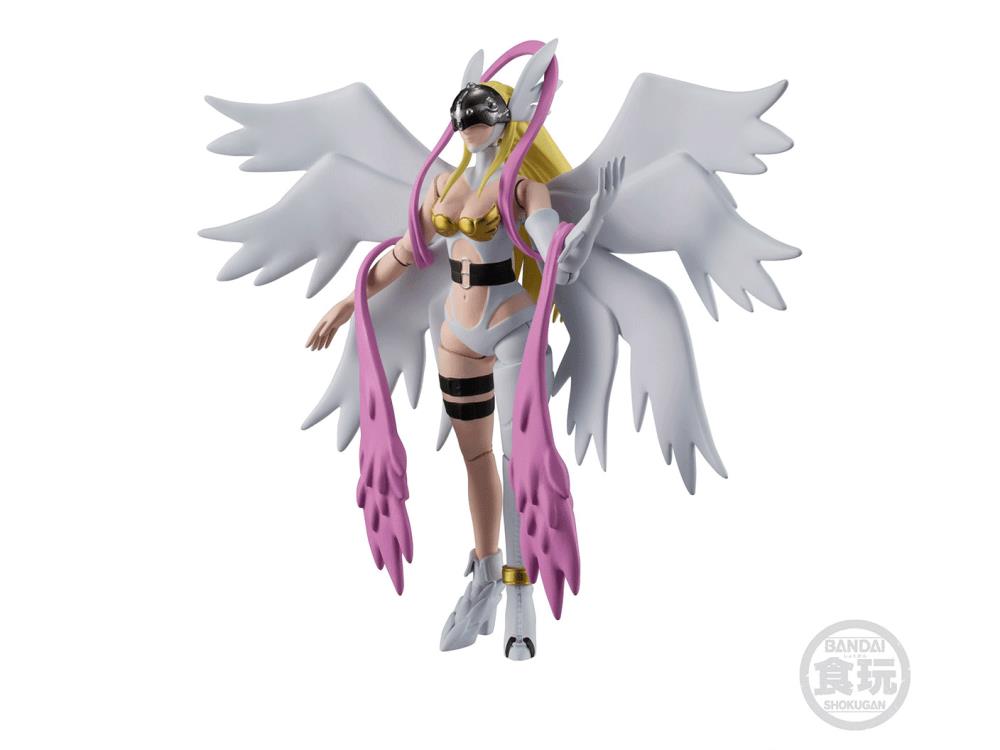Bandai Digimon Adventure Angewomon SHODO Vol.1 Action Figure - Collectible Anime Toy for Kids & Adults, Perfect for Display & Play