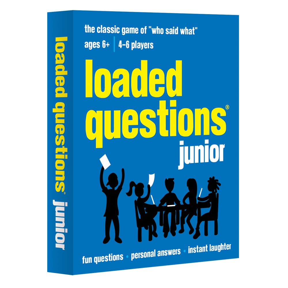 Loaded Questions Junior Card Game for Kids - Fun Family Party Board Game for Ages 8+ | Perfect for Game Nights, Classroom Activities & Travel Entertainment